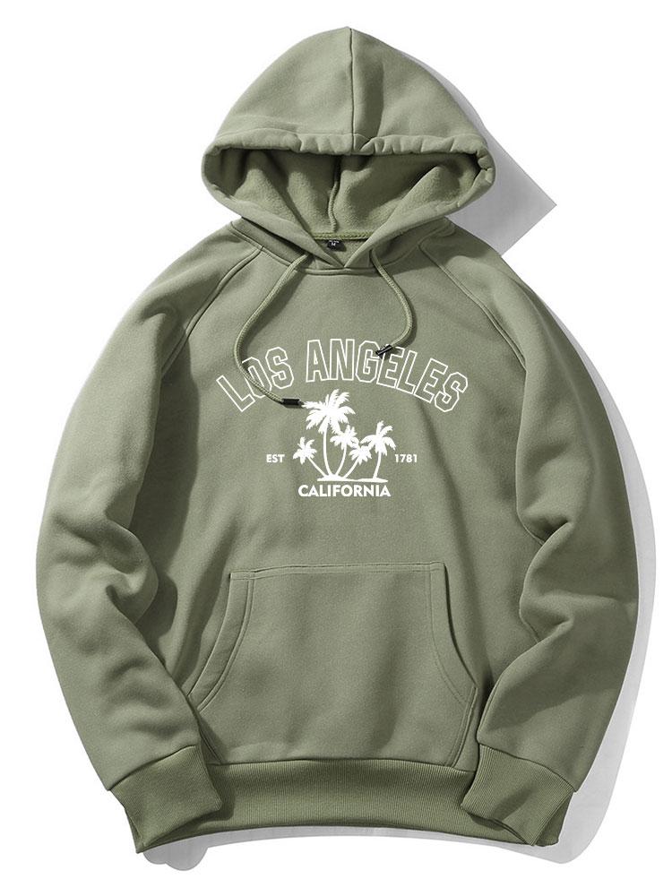 Los Angeles Palmenbaum Druck Hoodie - Image 10