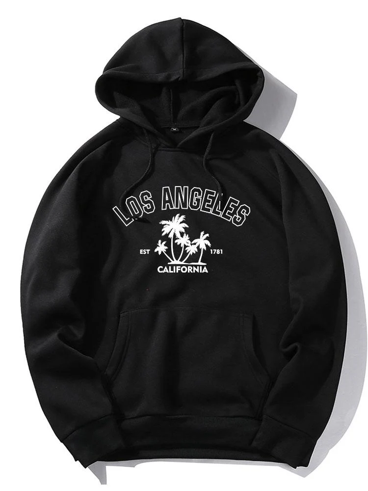 Los Angeles Palmenbaum Druck Hoodie - Image 2