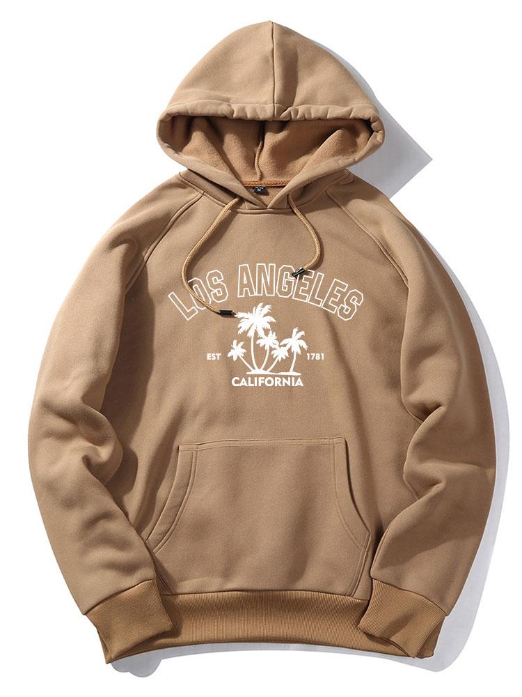 Los Angeles Palmenbaum Druck Hoodie - Image 4