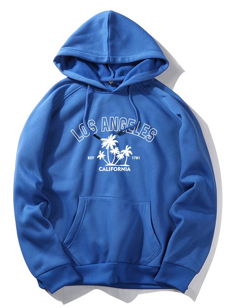 Los Angeles Palmenbaum Druck Hoodie - Image 6