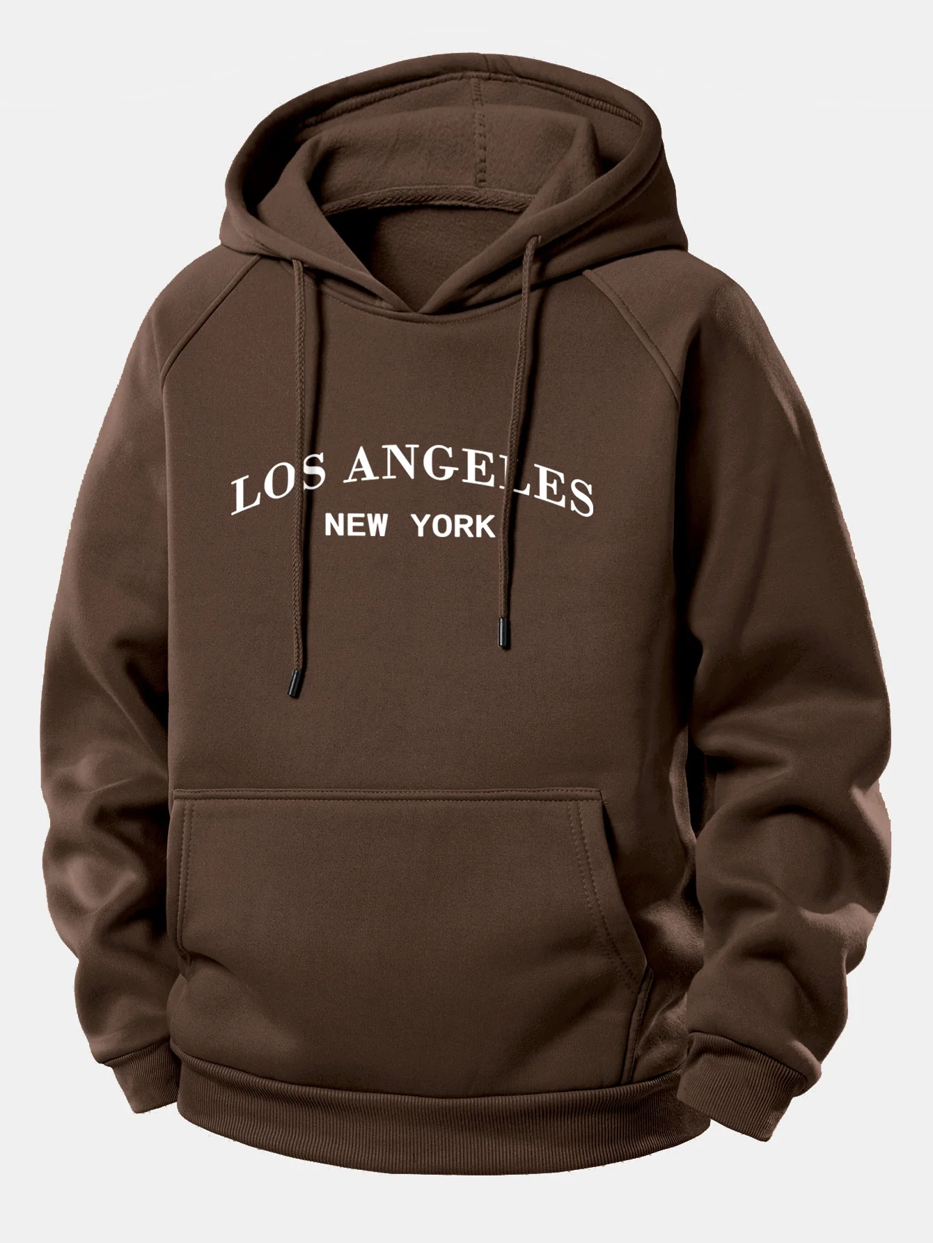 Los Angeles bedruckter Kordelzug-Hoodie