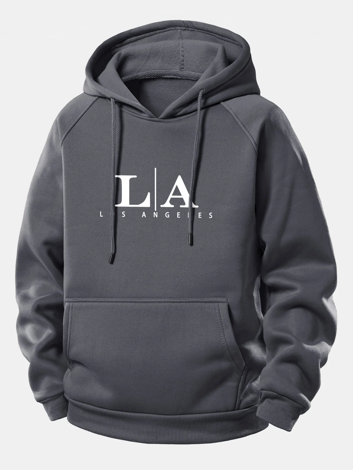 Los Angeles bedruckter Kordelzug-Hoodie - Image 10