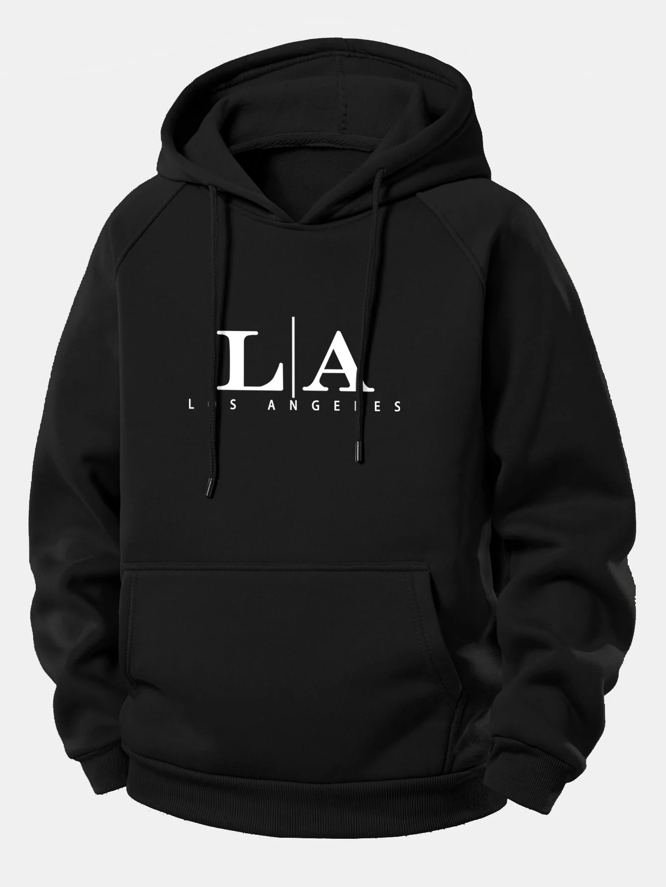 Los Angeles bedruckter Kordelzug-Hoodie - Image 12