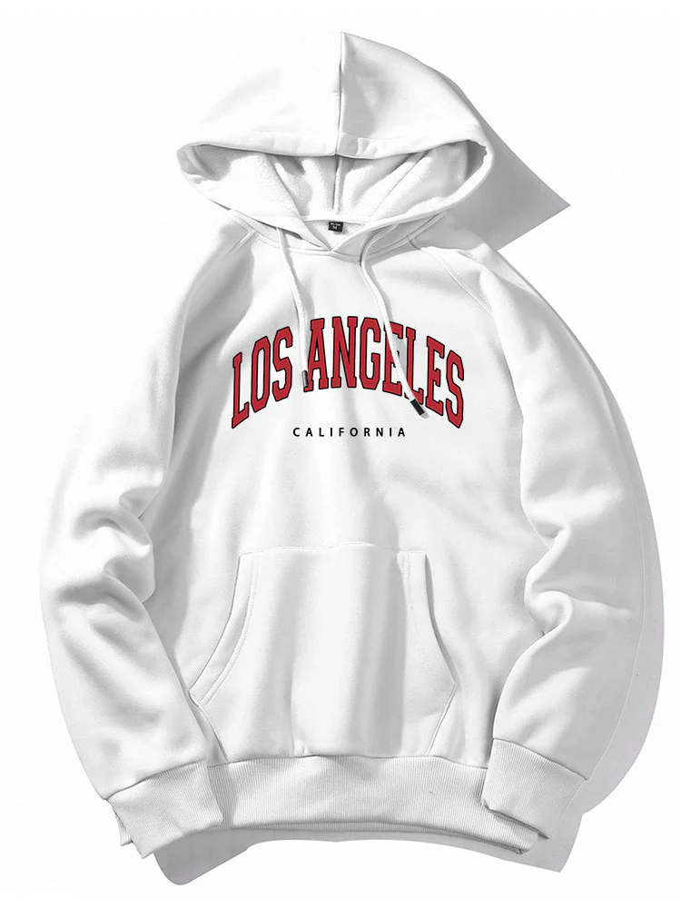 Los Angeles Print Hoodies - Image 2