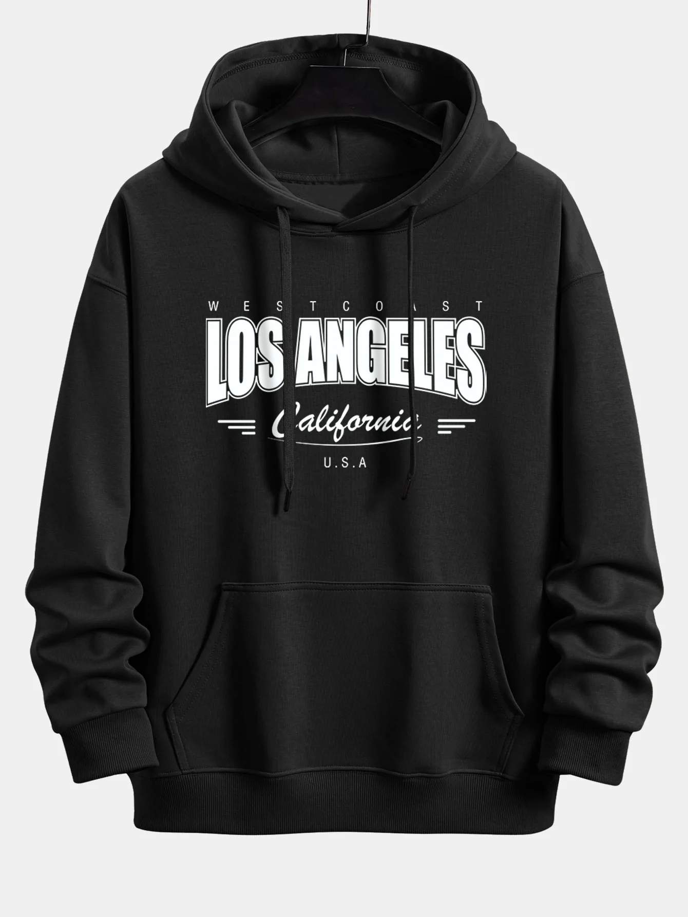 Los Angeles Print Relax Fit Hoodie & Jogginghose - Image 8