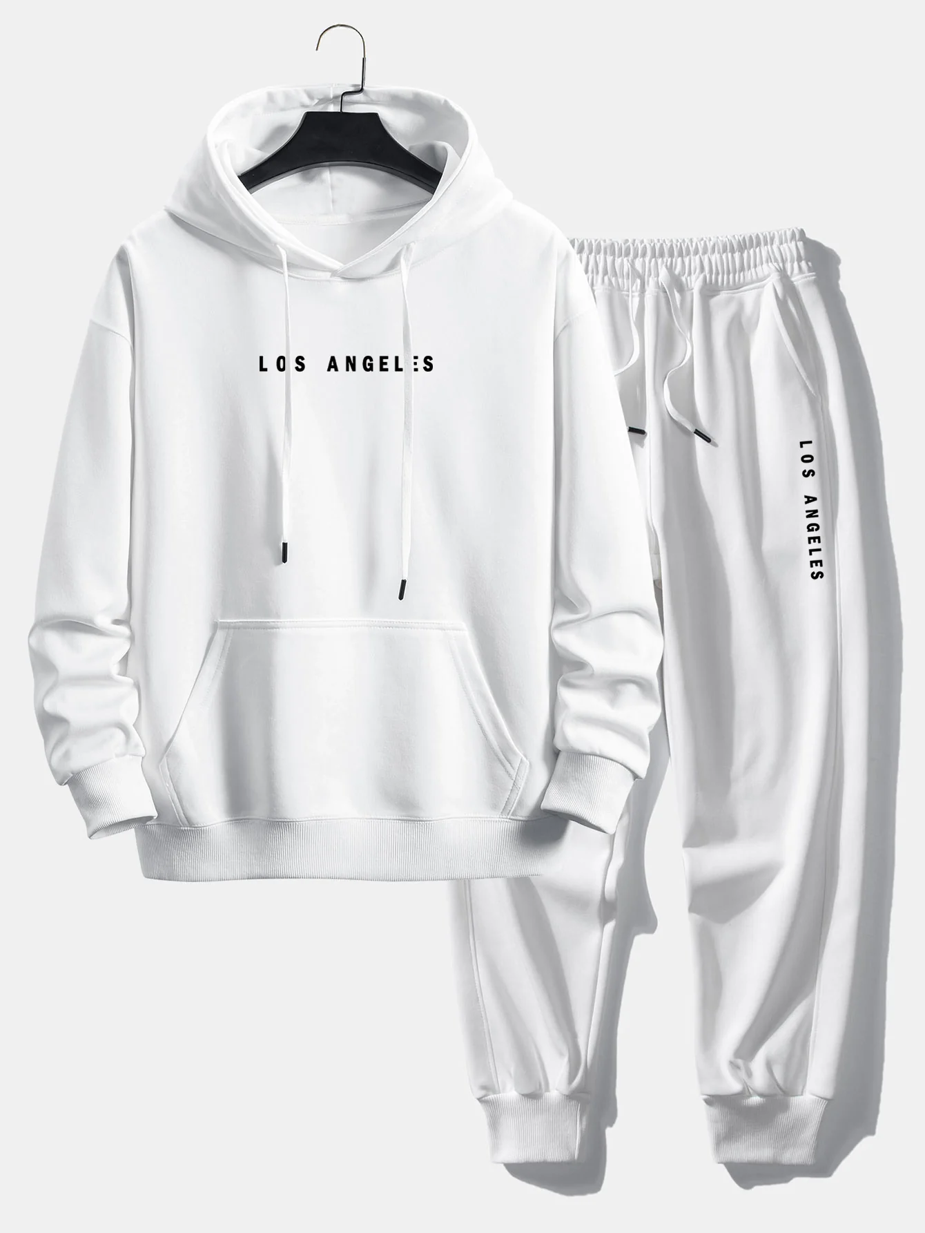 Los Angeles Print Relax Fit Hoodie & Jogginghose - Image 3