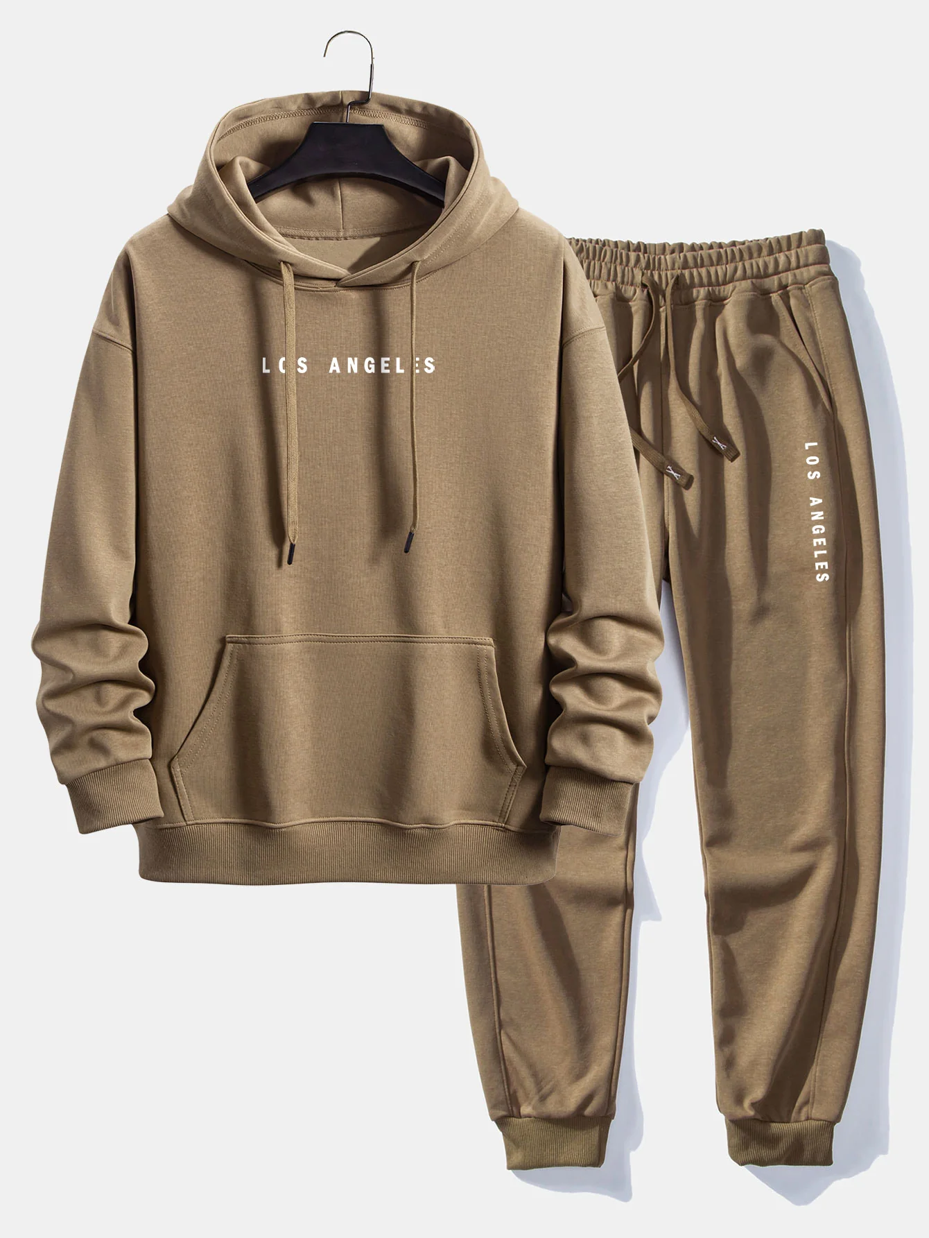 Los Angeles Print Relax Fit Hoodie & Jogginghose - Image 5