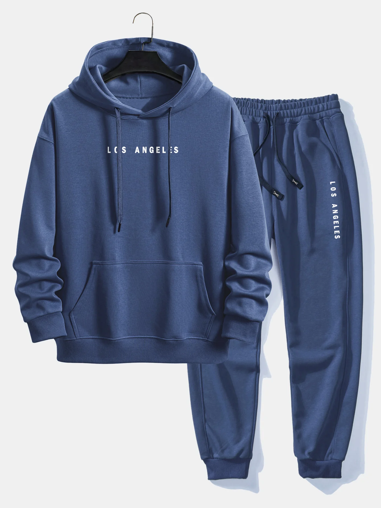 Los Angeles Print Relax Fit Hoodie & Jogginghose - Image 6