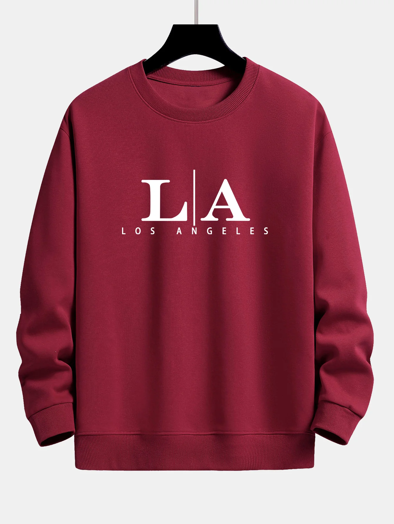 Los Angeles Druck Locker sitzendes Sweatshirt - Image 8