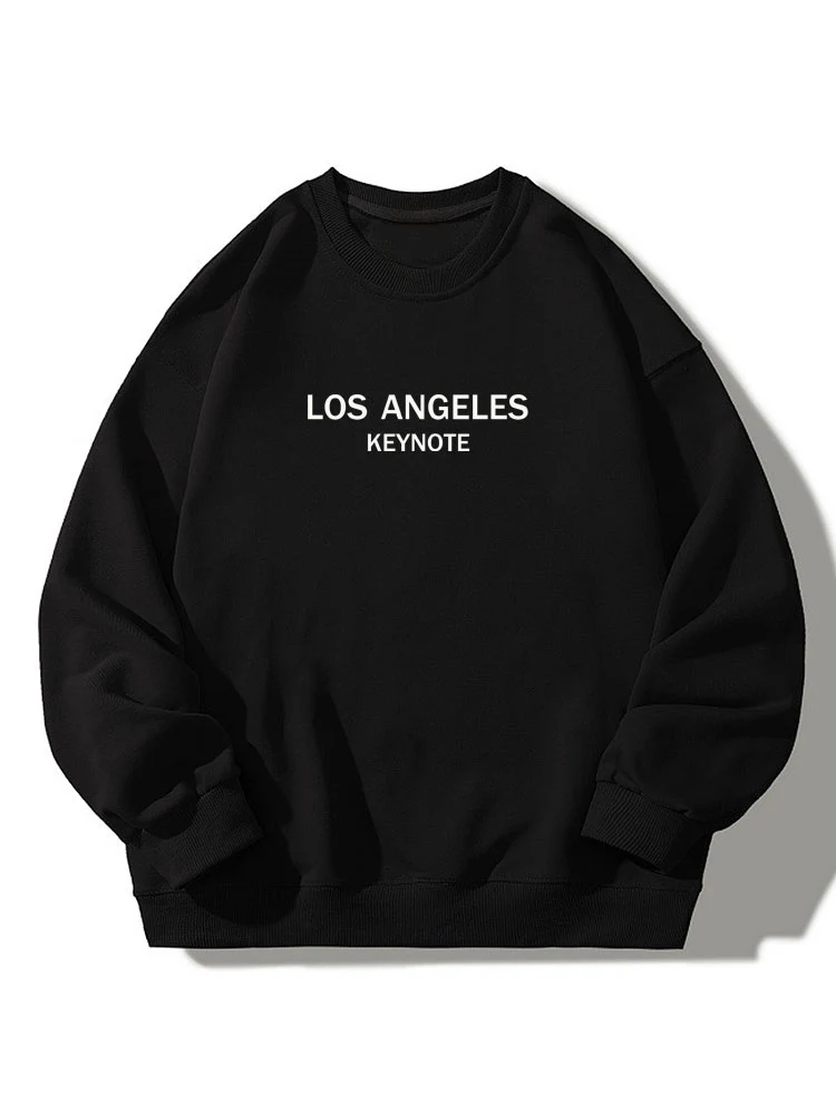 Los Angeles Print Entspanntes Sweatshirt