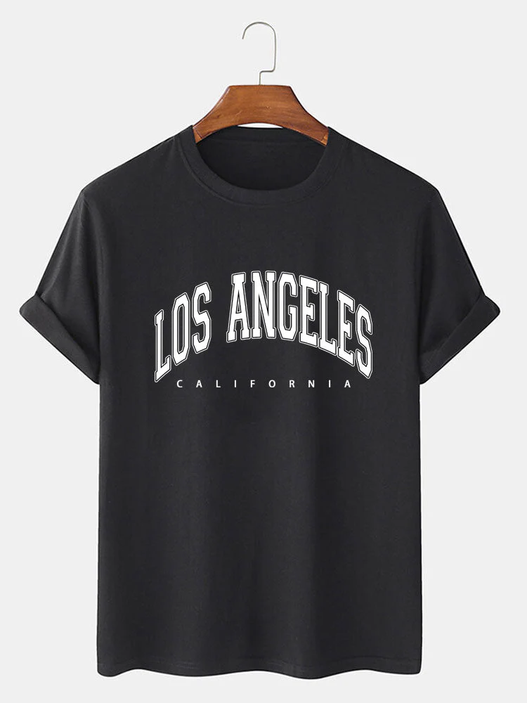 Los Angeles Druck T-Shirt & Mittellange Shorts - Image 5