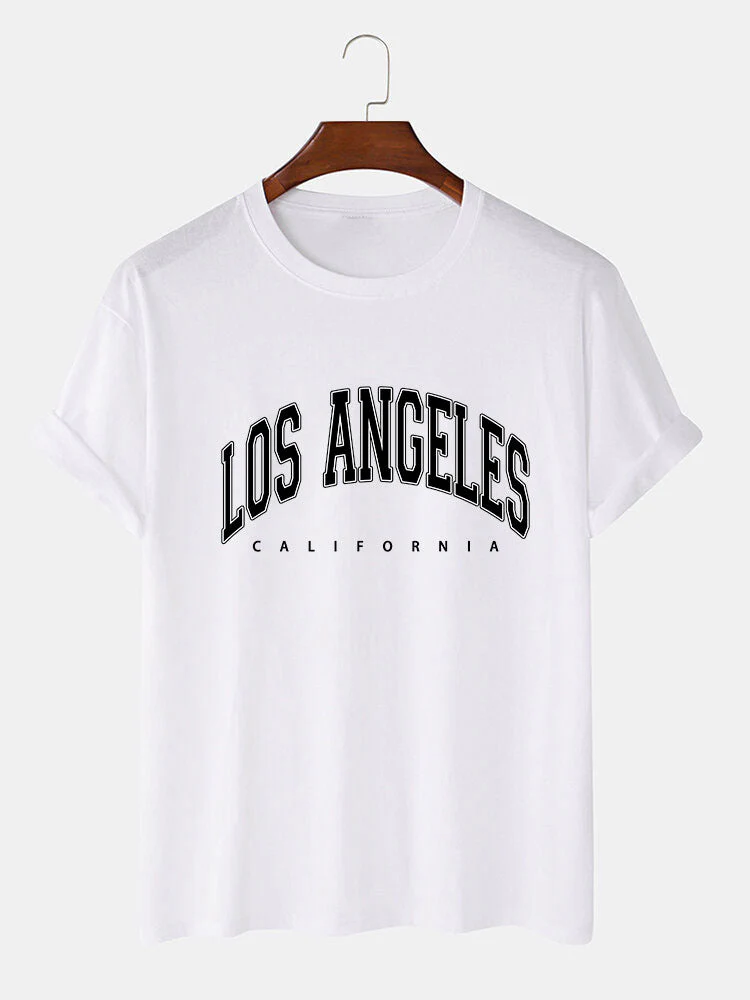 Los Angeles Druck T-Shirt & Mittellange Shorts - Image 6