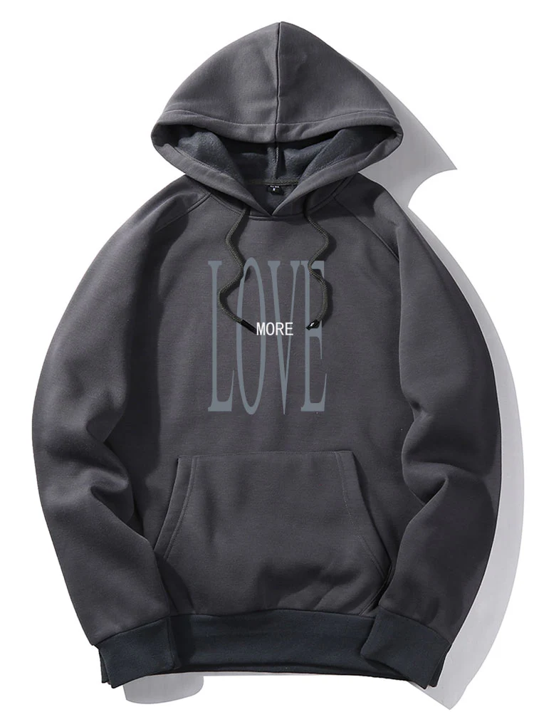 Love More Print Hoodie - Image 2