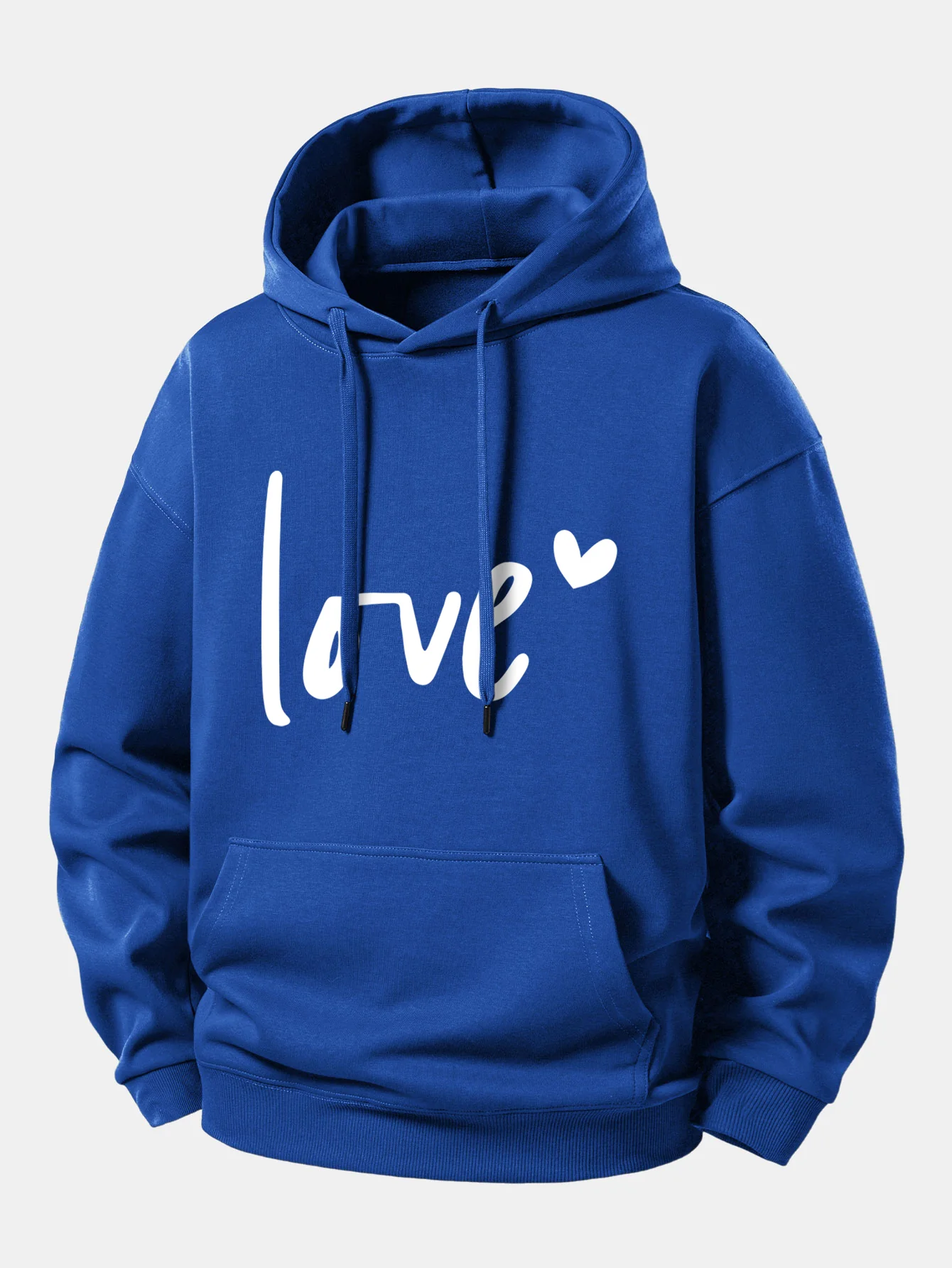 Love Print Relax Fit Hoodie - Image 10