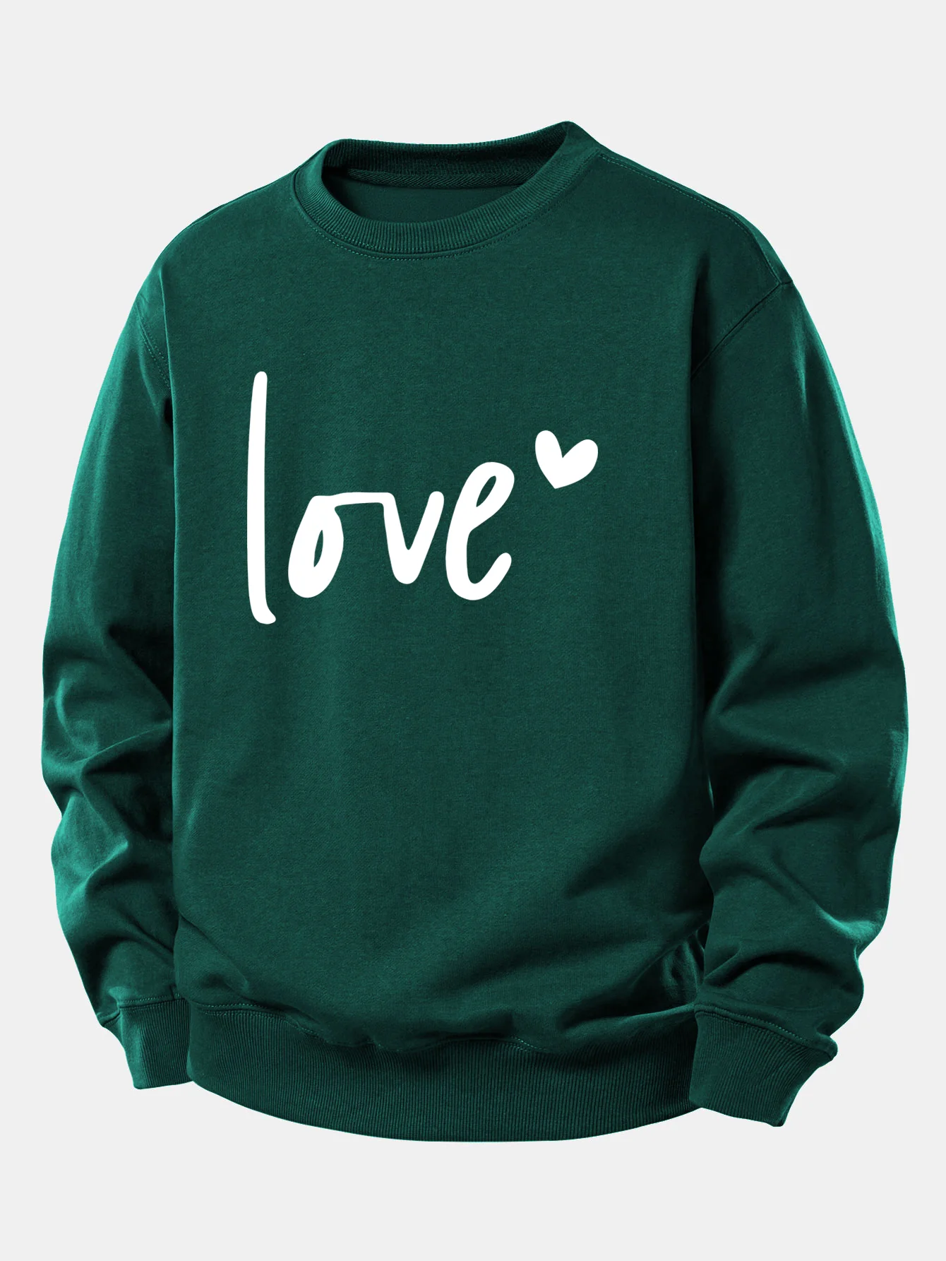 Love Print Relax Fit Sweatshirt - Image 10