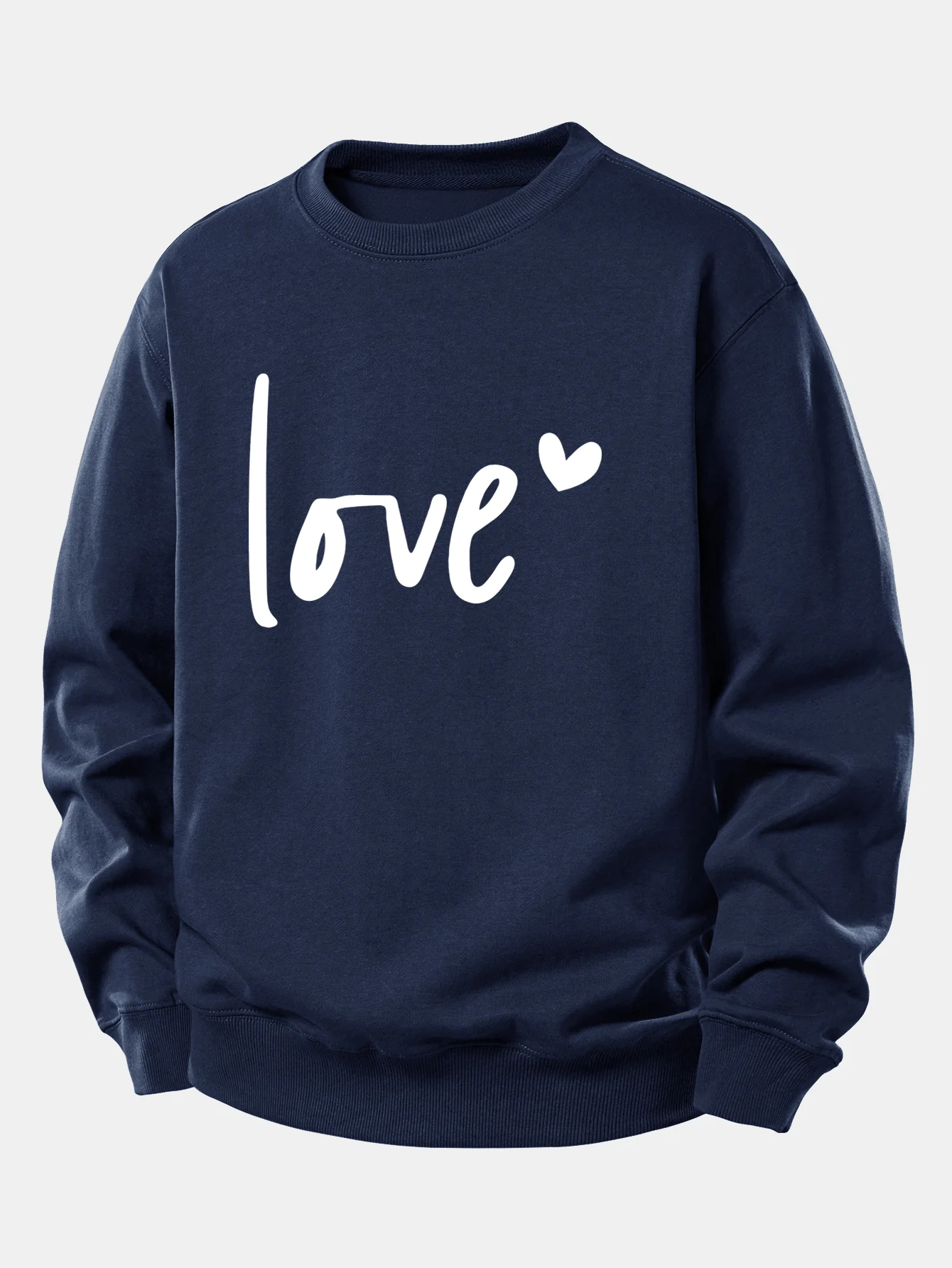 Love Print Relax Fit Sweatshirt - Image 7