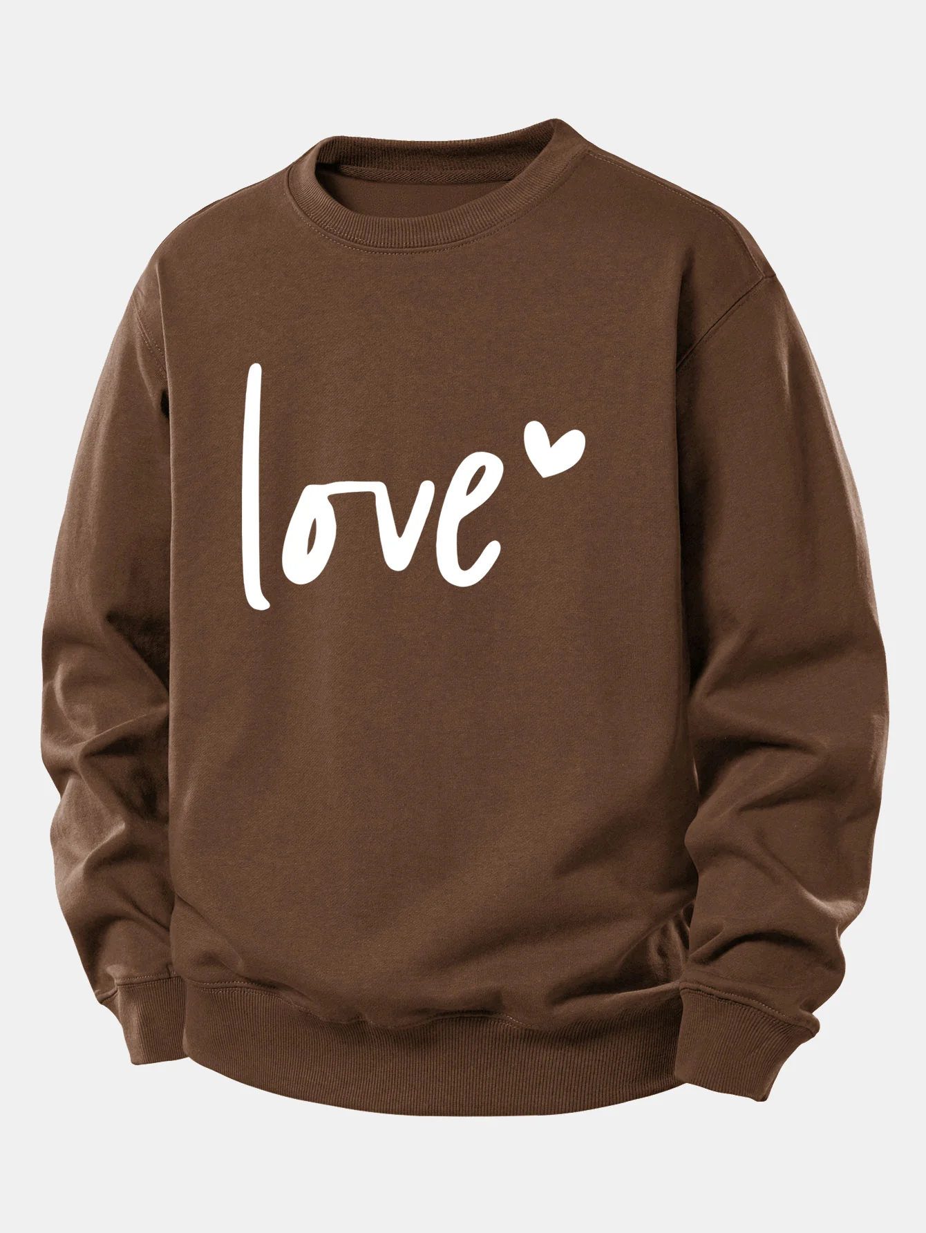 Love Print Relax Fit Sweatshirt - Image 9
