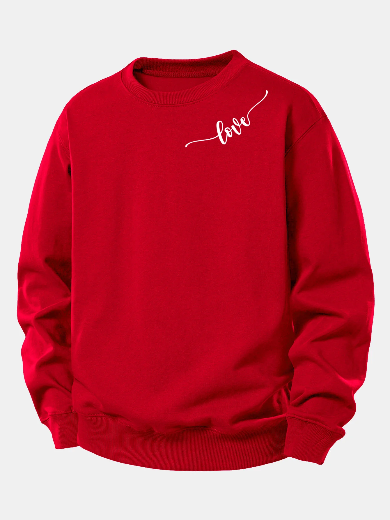 Love Print Relax Fit Sweatshirt