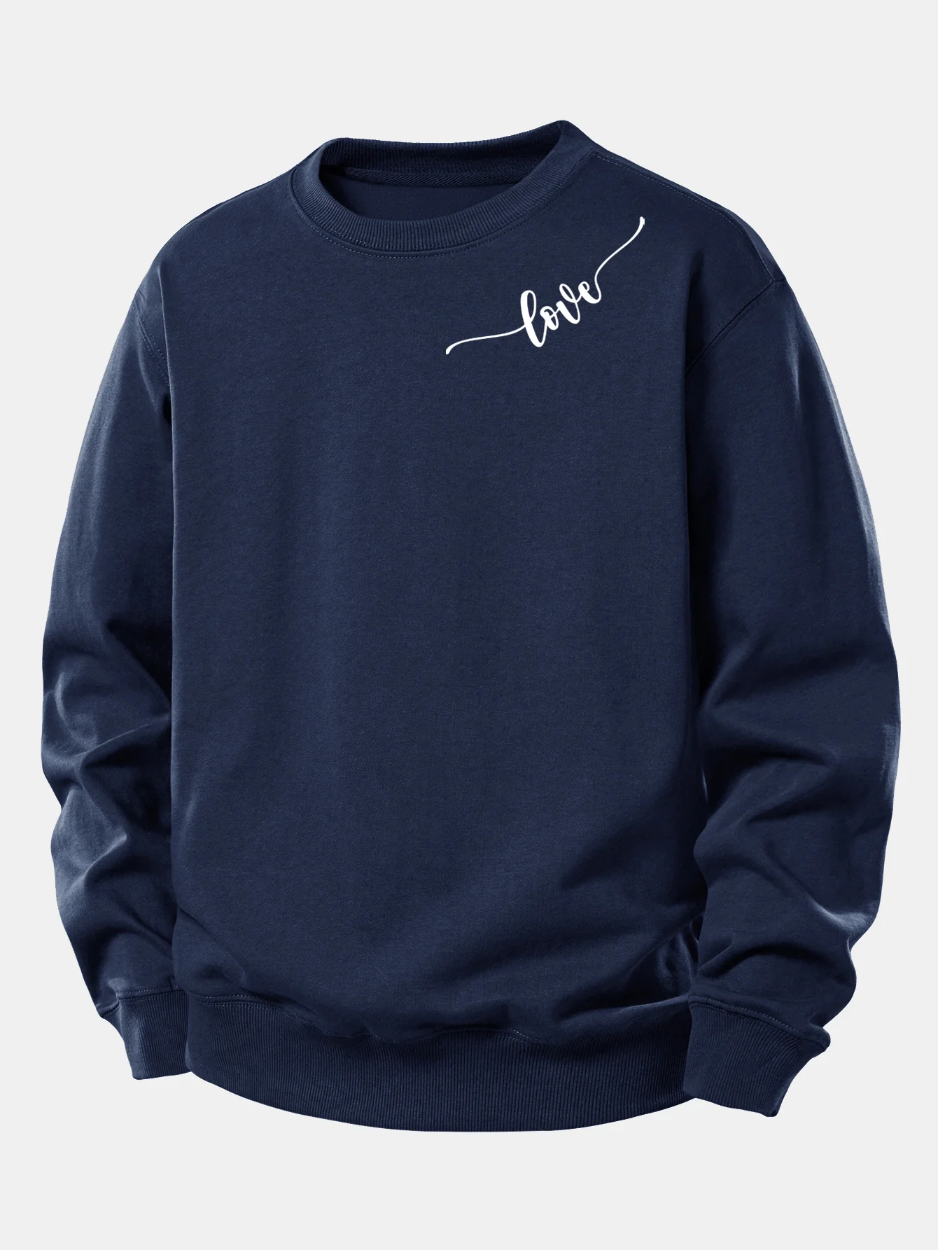Love Print Relax Fit Sweatshirt - Image 11