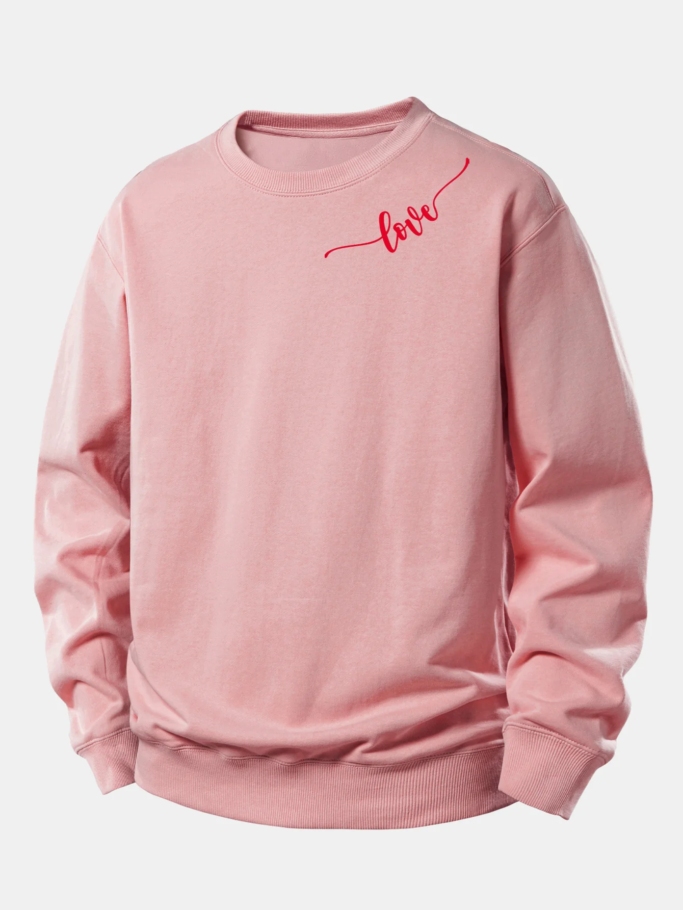 Love Print Relax Fit Sweatshirt - Image 2