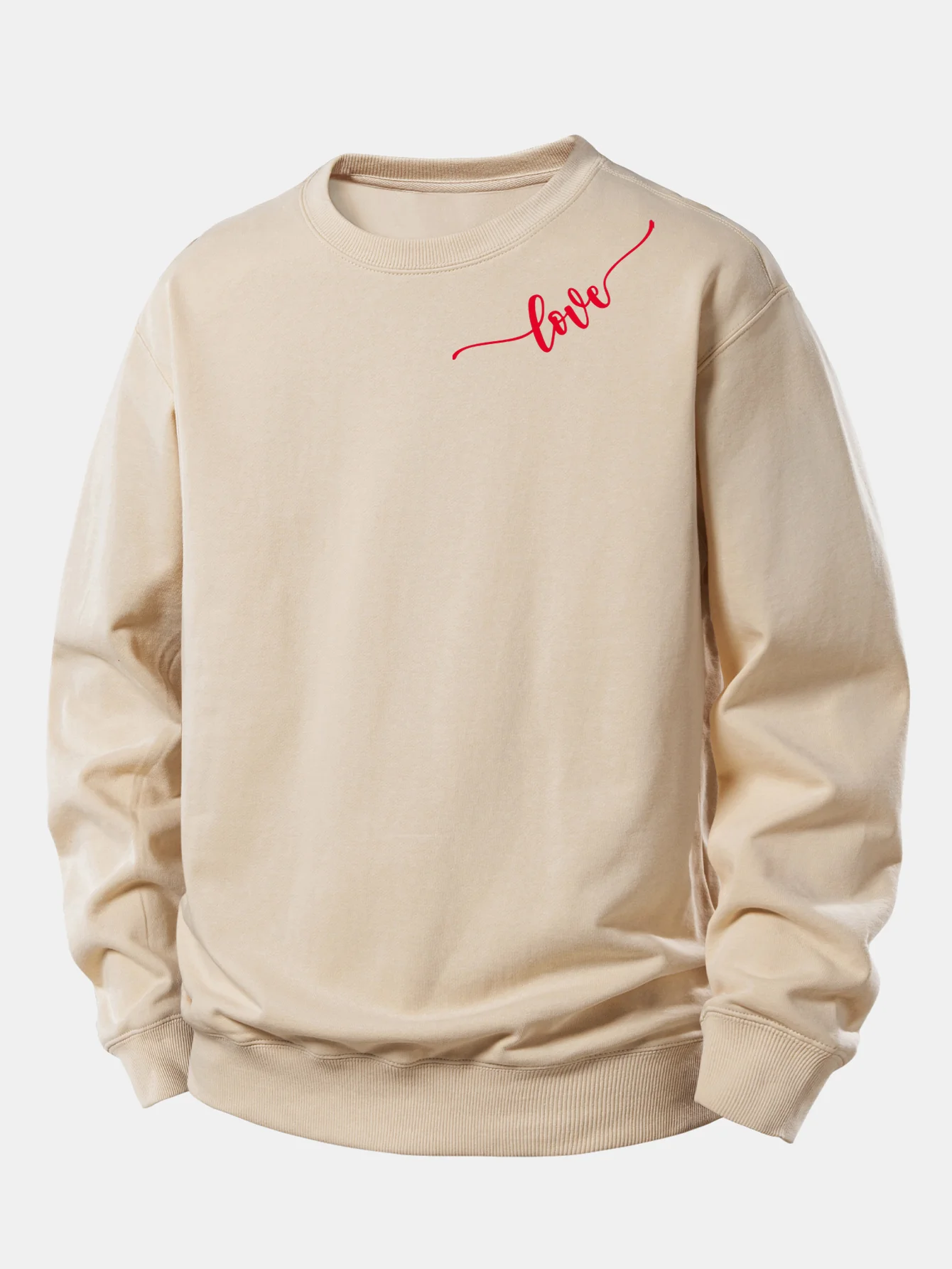 Love Print Relax Fit Sweatshirt - Image 5