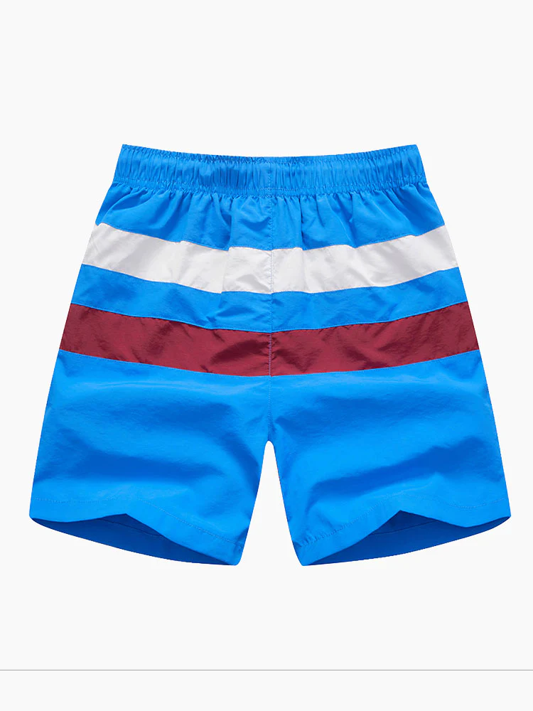 Herren Colorblock Geschnittene Badeshorts - Image 5
