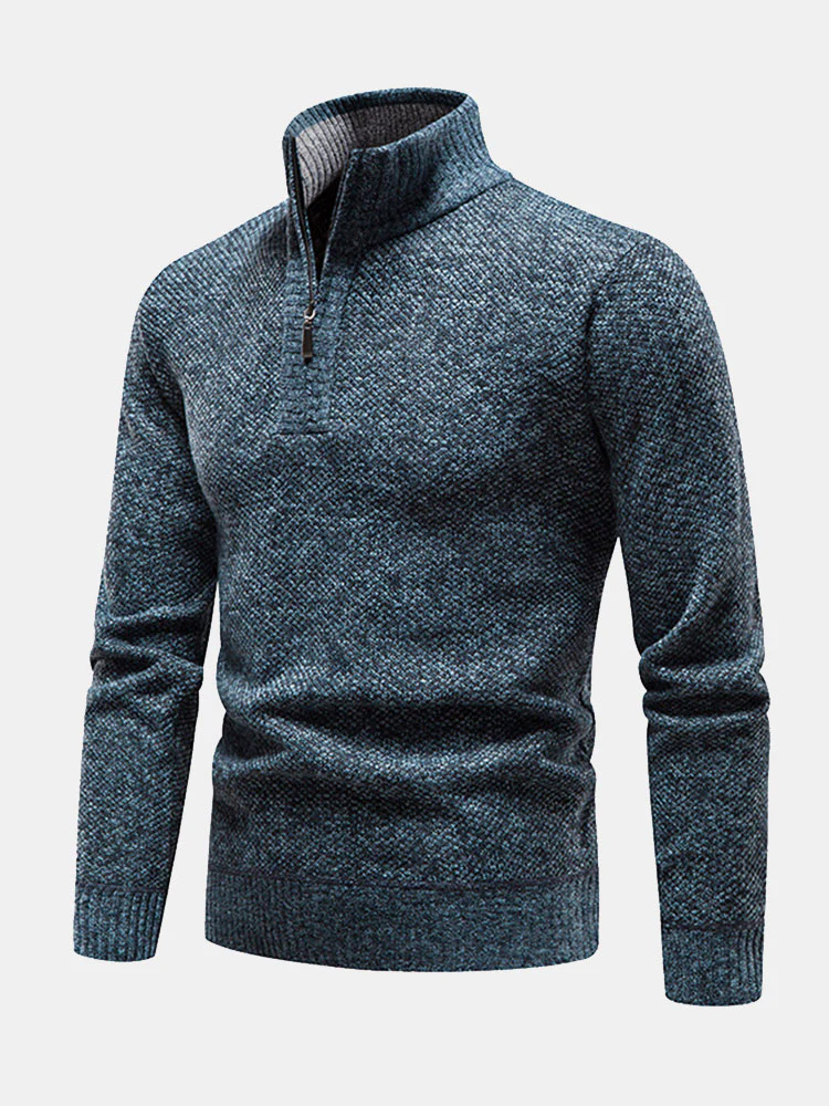 Herren Halbzip Pullover - Image 5