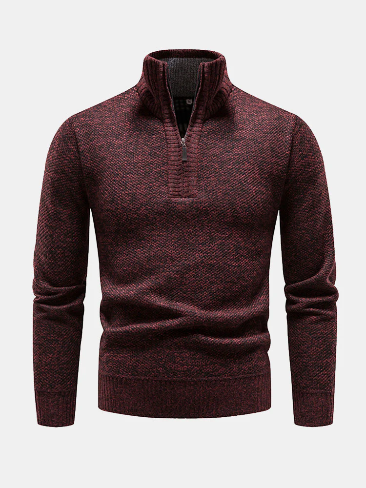 Herren Halbzip Pullover - Image 8