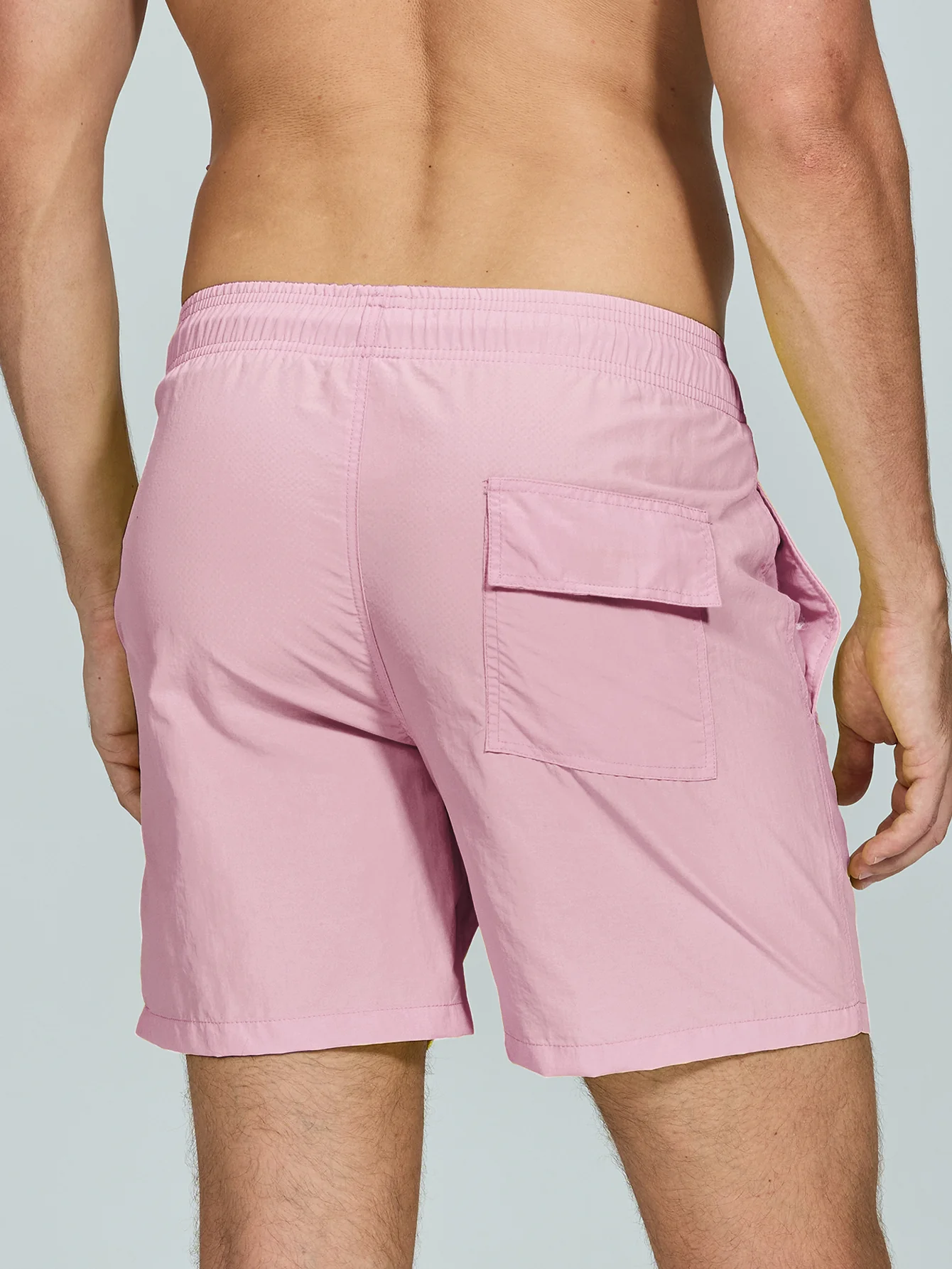 Man Mid Length Drawstring Swim Shorts - Image 11