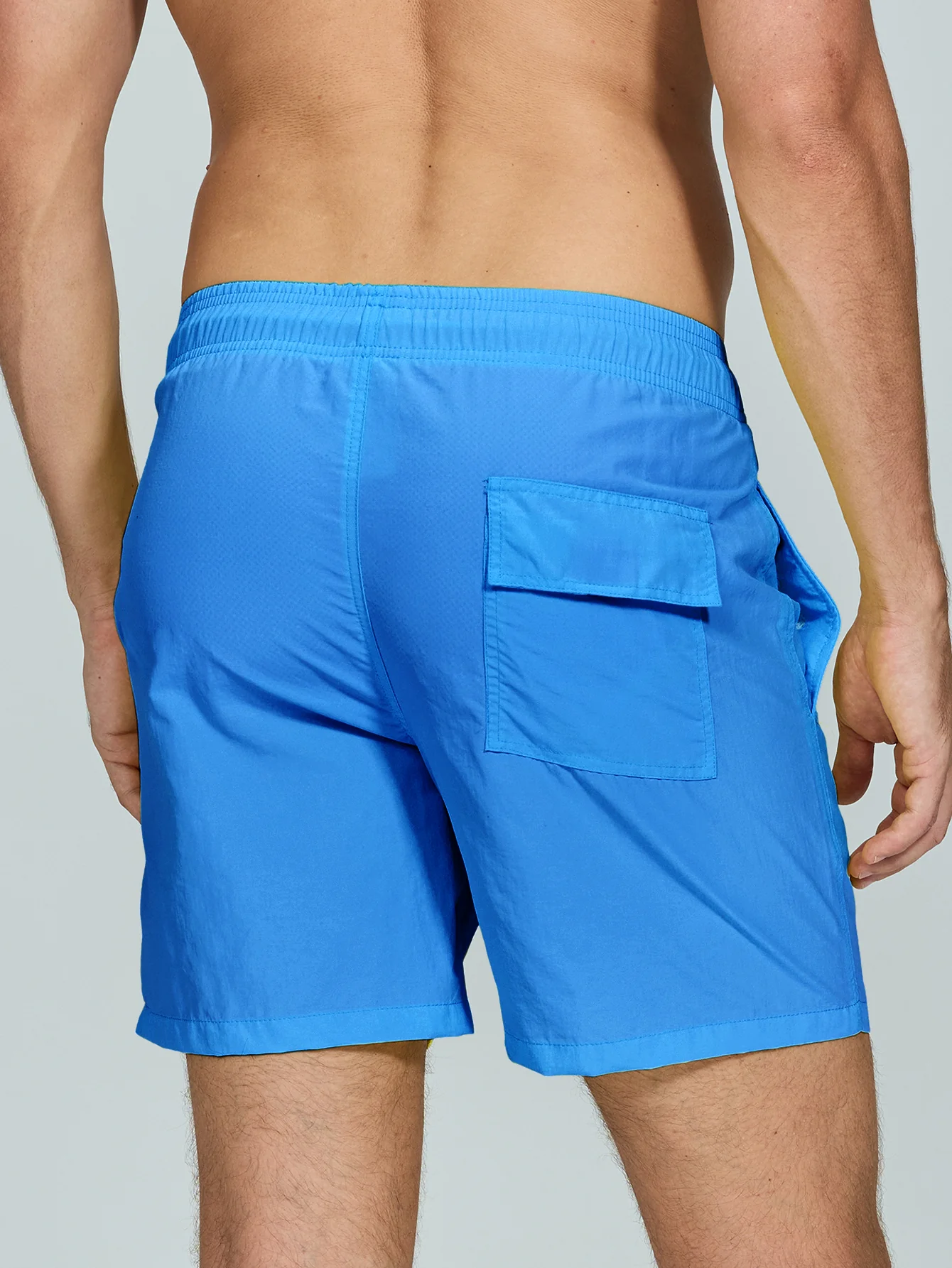 Man Mid Length Drawstring Swim Shorts - Image 13