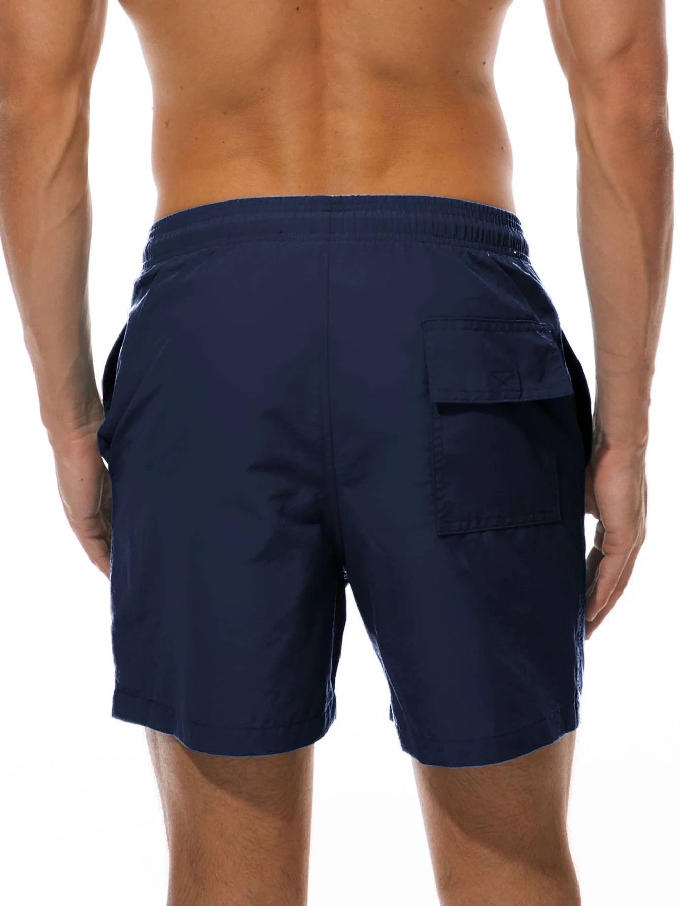 Man Mid Length Drawstring Swim Shorts - Image 2