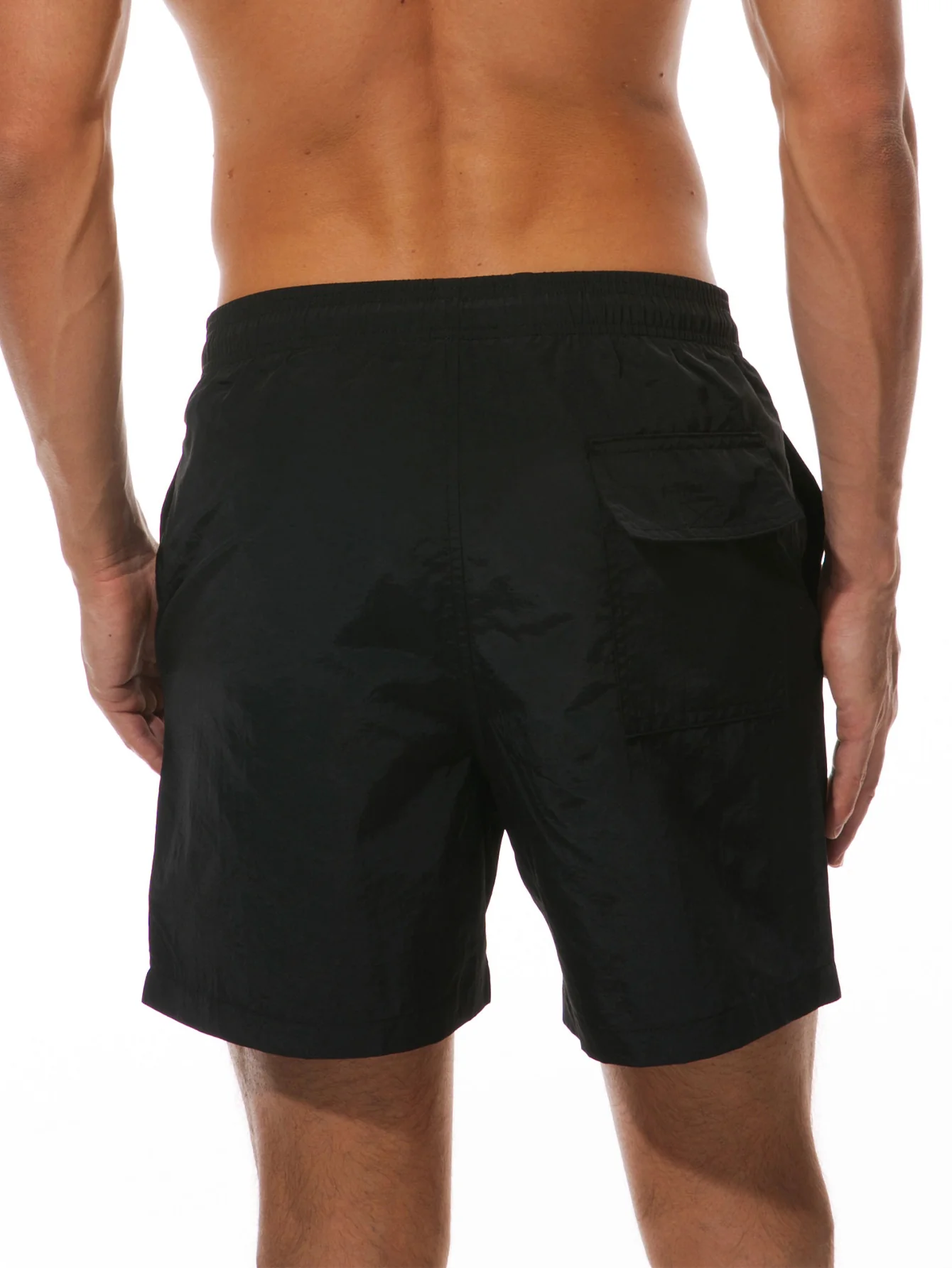 Man Mid Length Drawstring Swim Shorts - Image 7