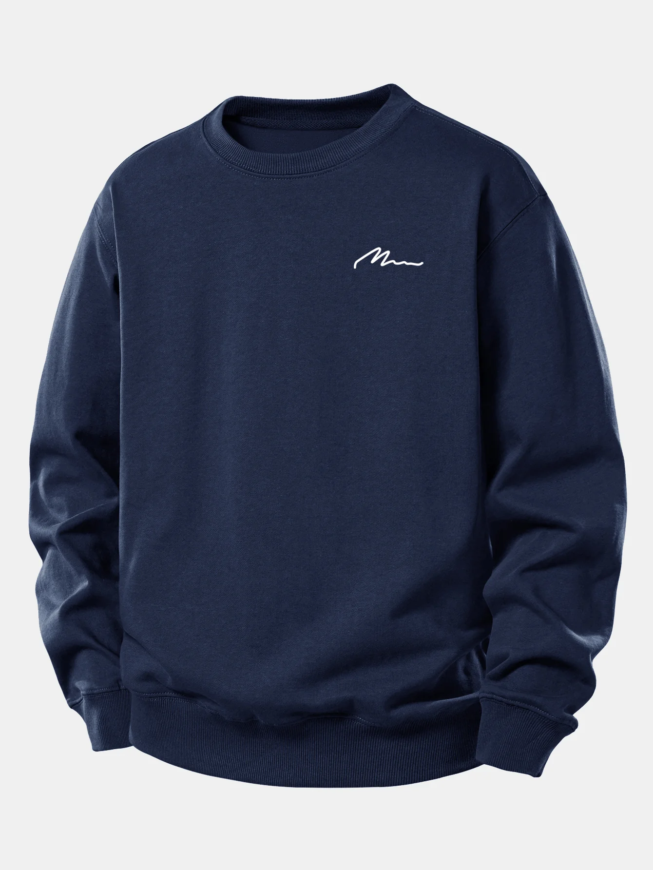 Herren Slogan Druck Relaxed Fit Sweatshirt - Image 6