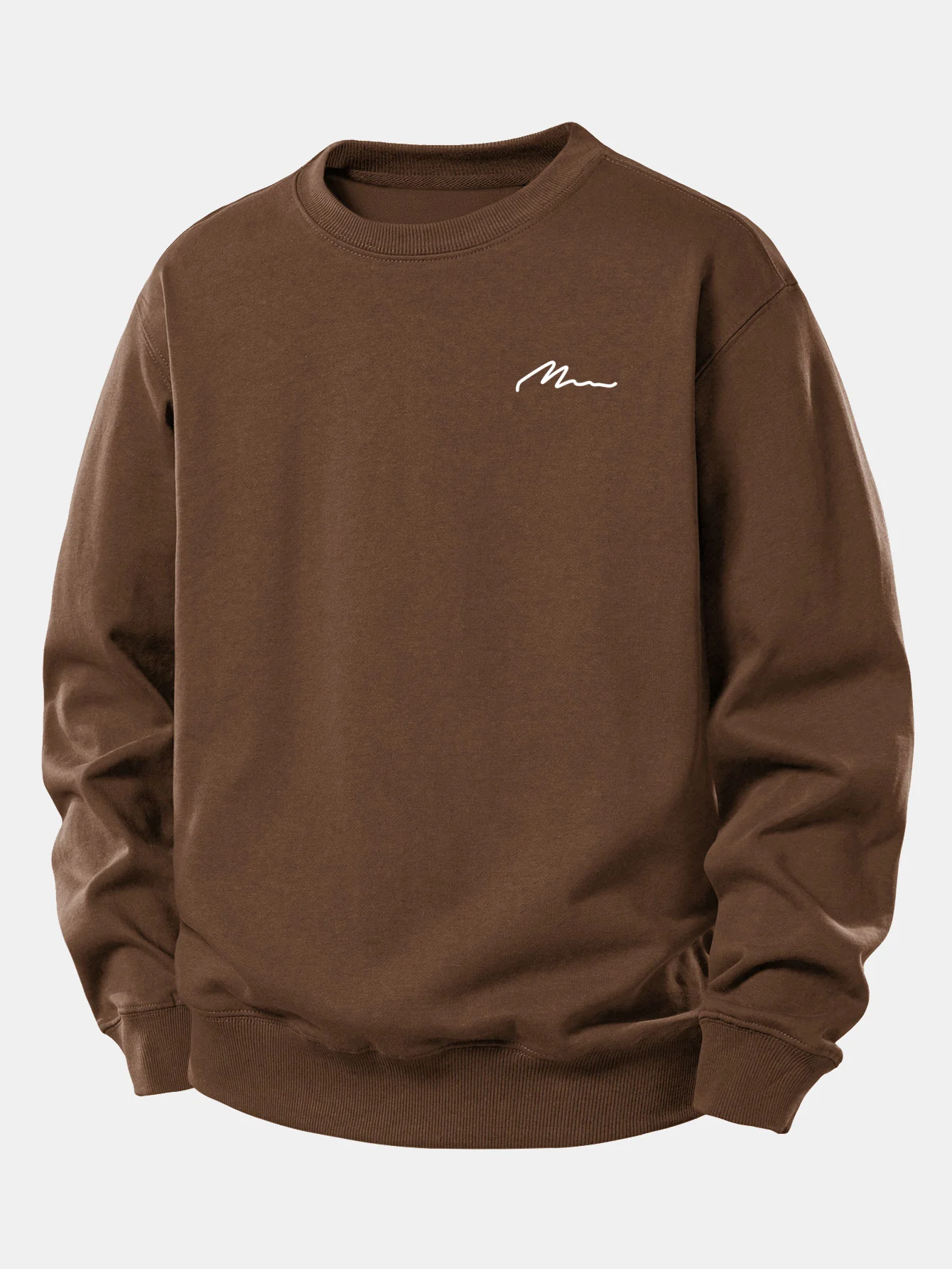 Herren Slogan Druck Relaxed Fit Sweatshirt - Image 8