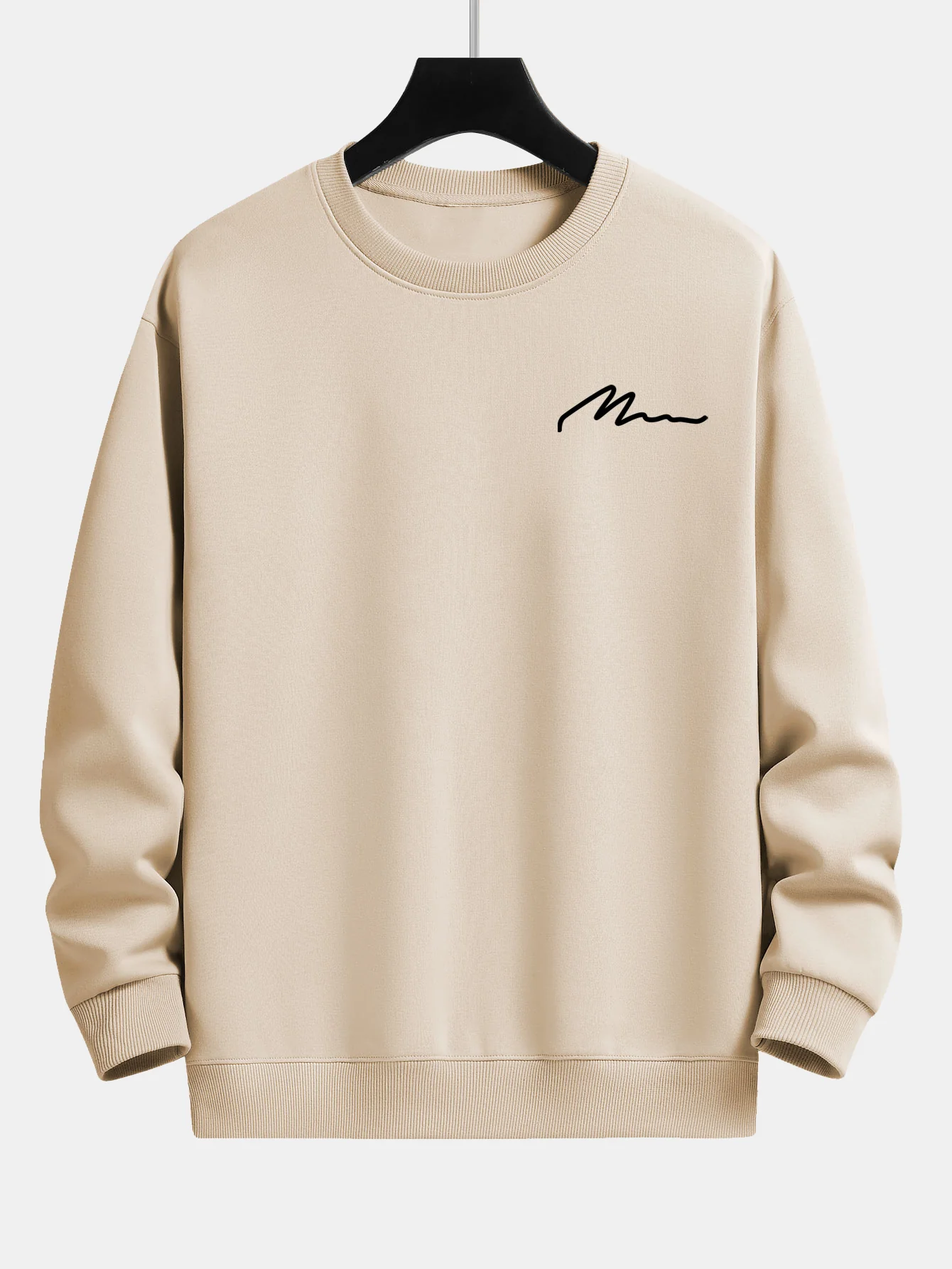 Herren Slogan Druck Relaxed Fit Sweatshirt - Image 4