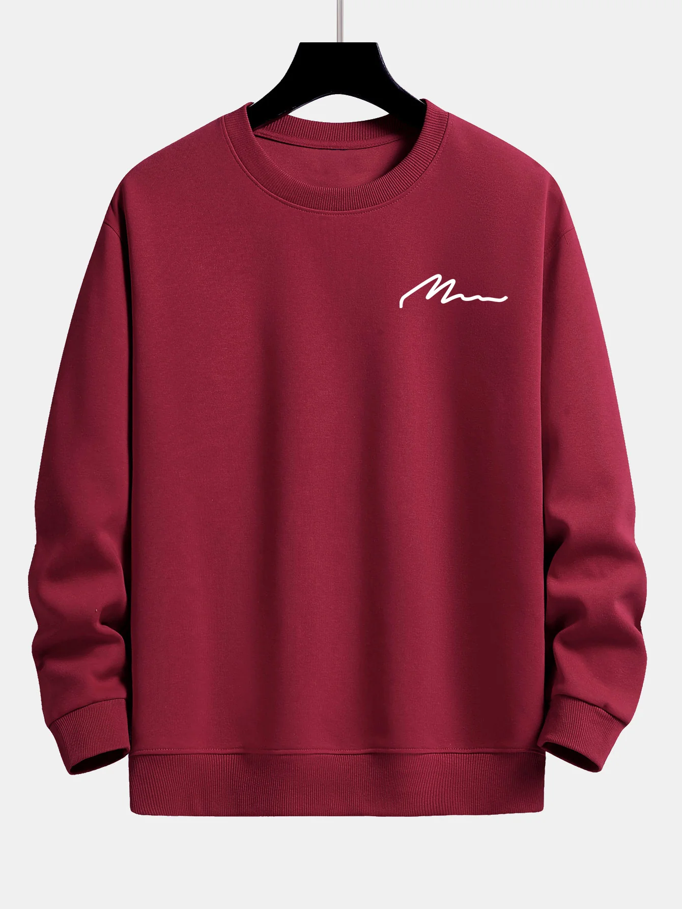 Herren Slogan Druck Relaxed Fit Sweatshirt - Image 7