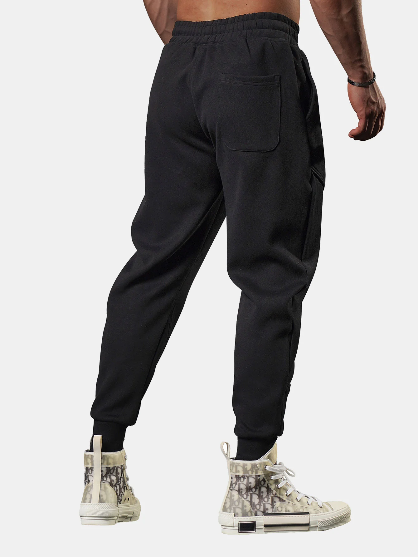 Männer Split Cropped Jogginghosen - Image 5