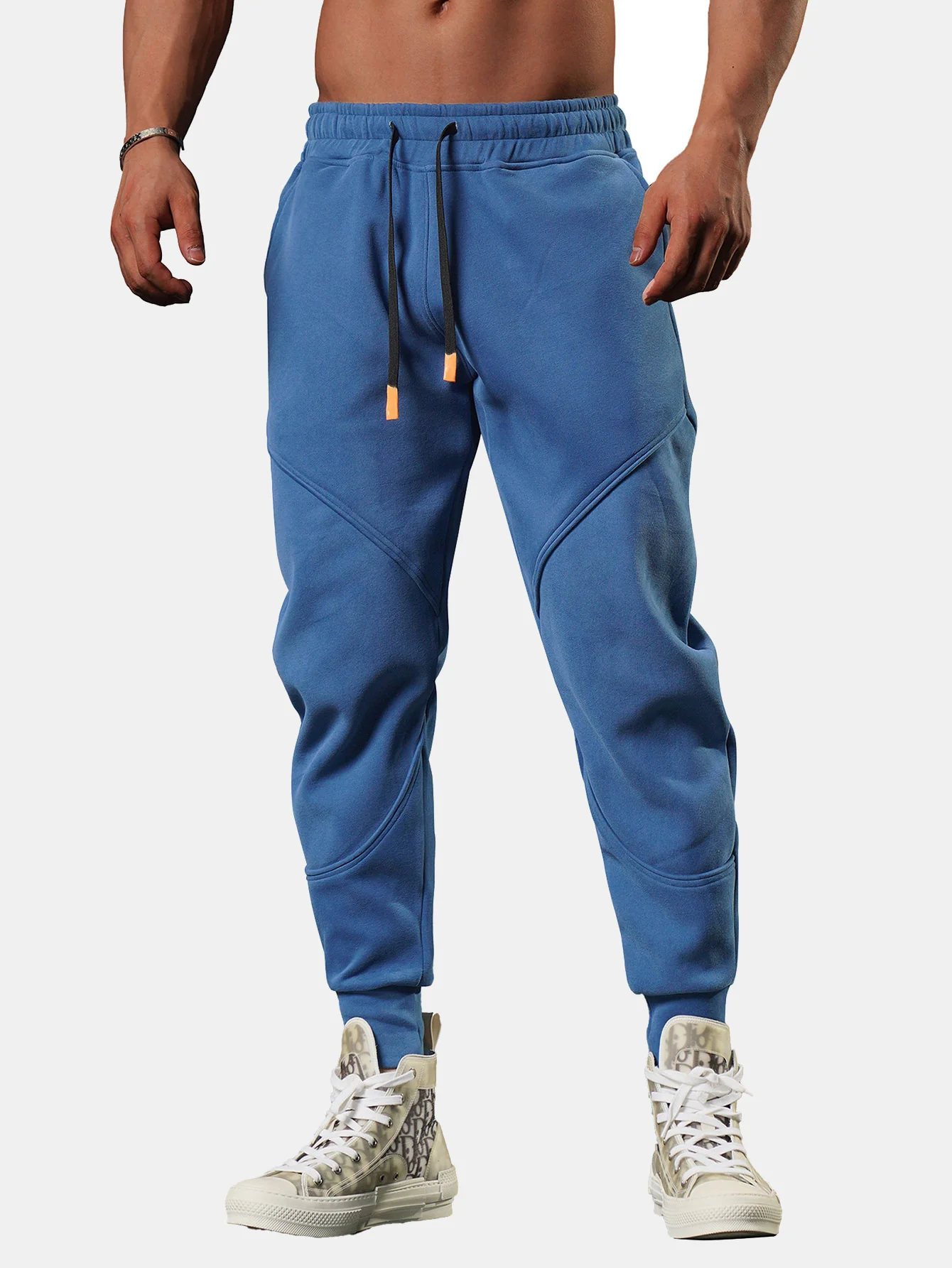 Männer Split Cropped Jogginghosen - Image 6