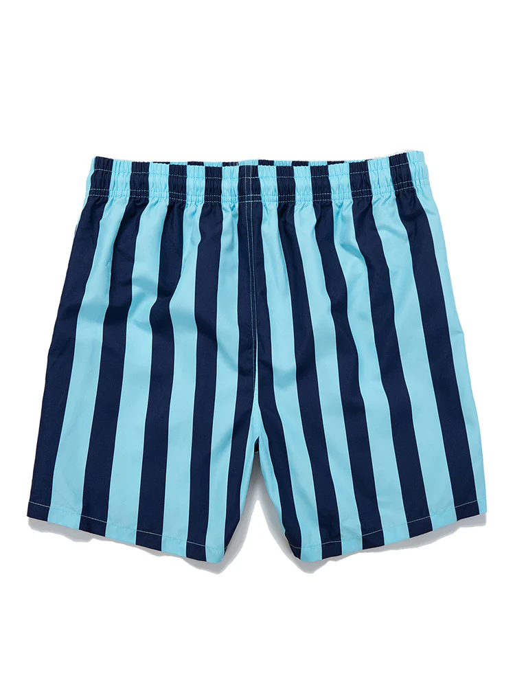 Herren Streifenmuster Badehose - Image 3
