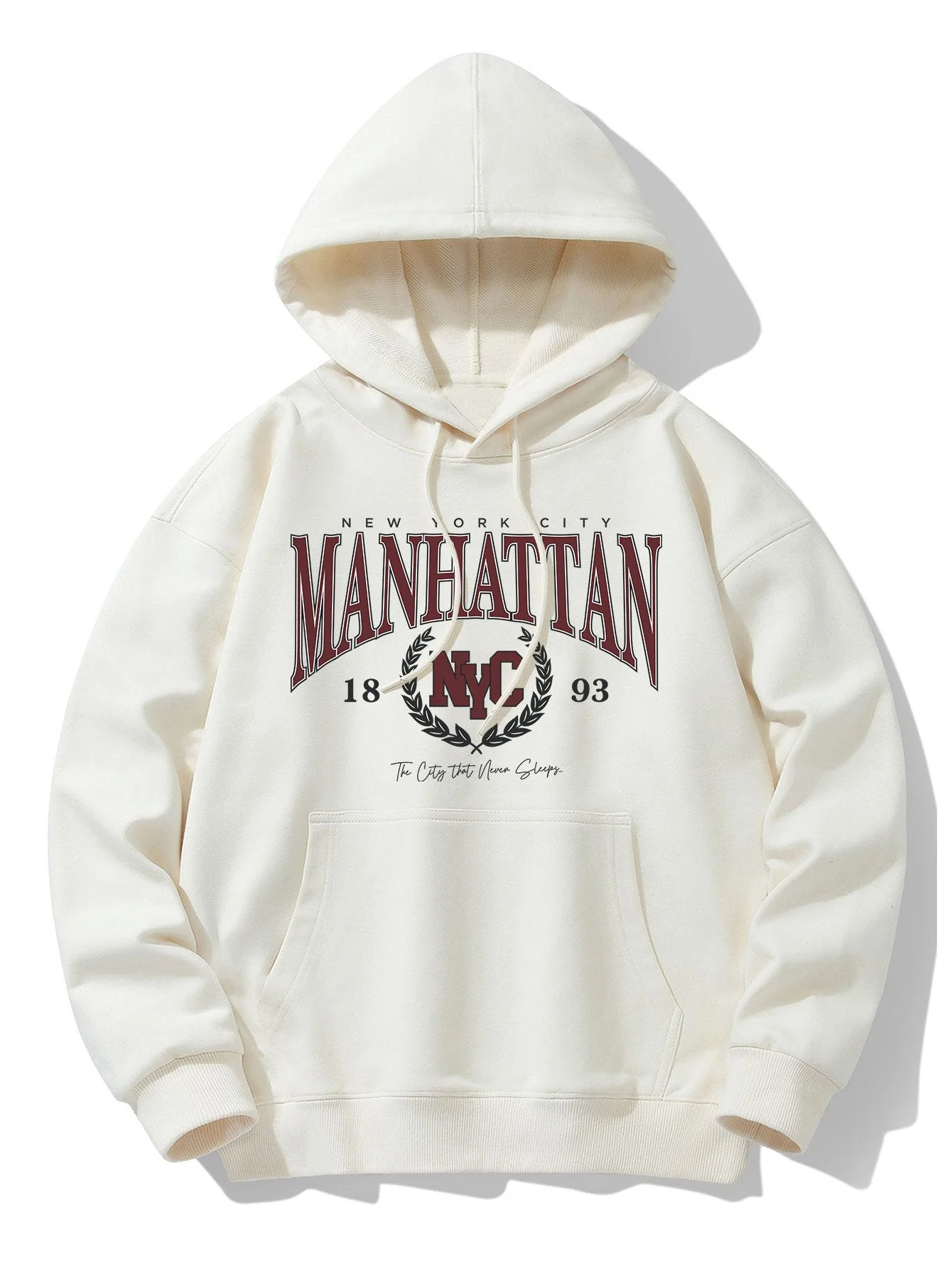 Manhattan Varsity Druck Baumwollmischung Hoodie & Jogginghose - Image 3