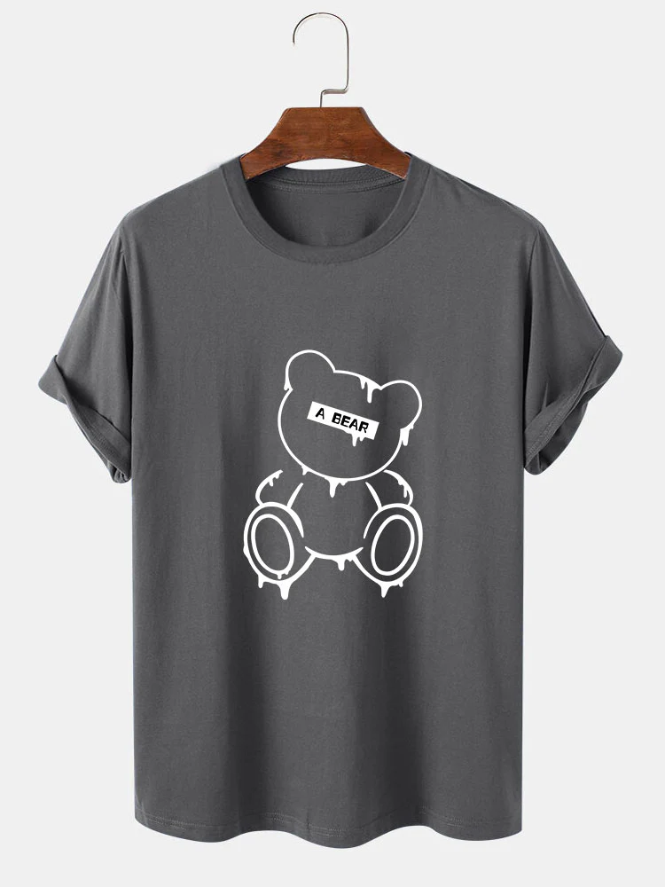 Schmelzender Bären Druck T-Shirt - Image 10
