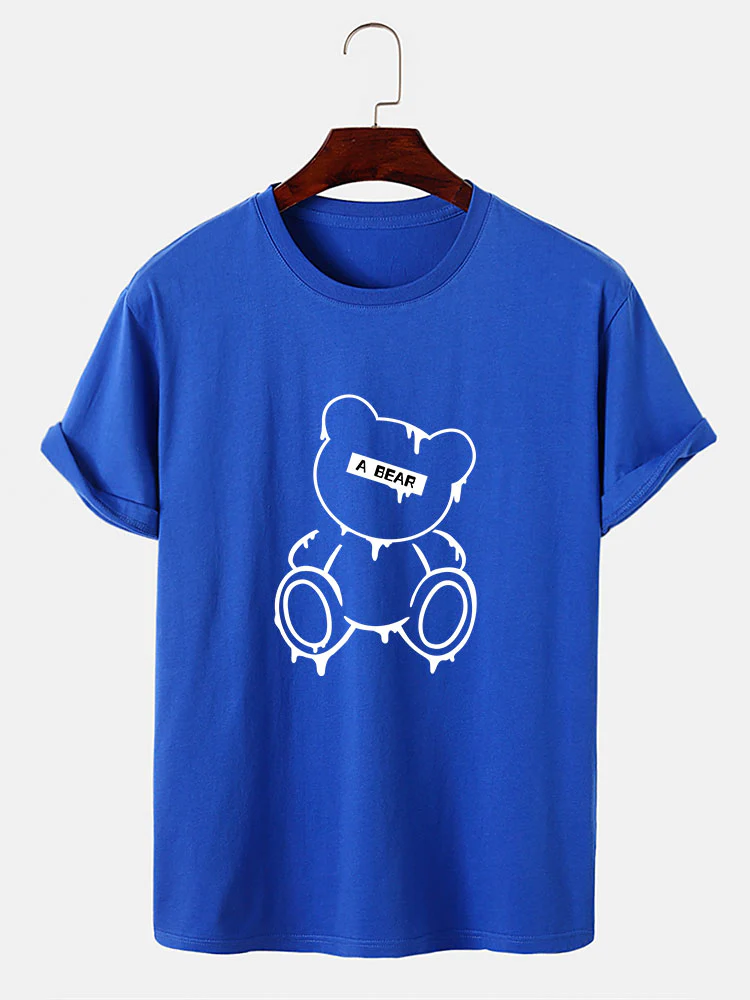 Schmelzender Bären Druck T-Shirt - Image 11