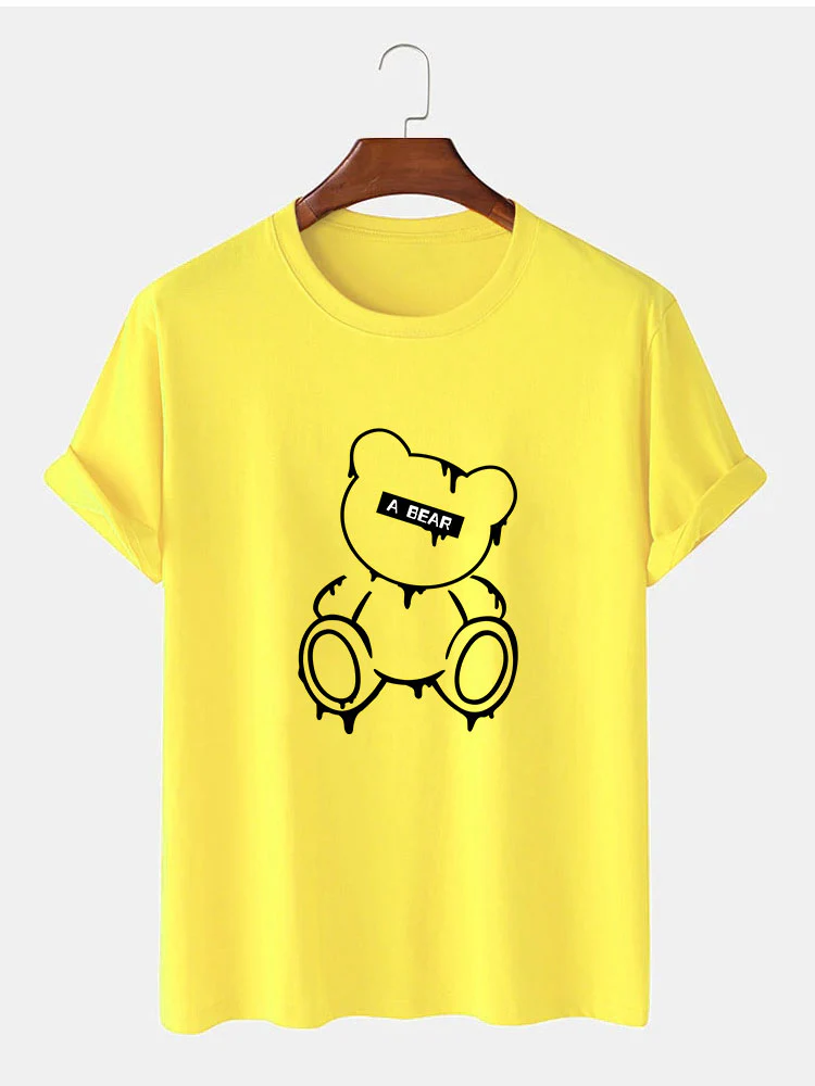 Schmelzender Bären Druck T-Shirt - Image 13