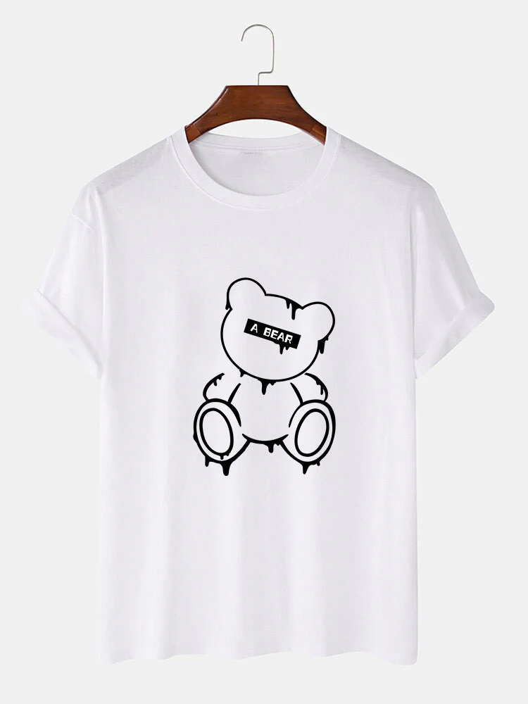 Schmelzender Bären Druck T-Shirt - Image 2