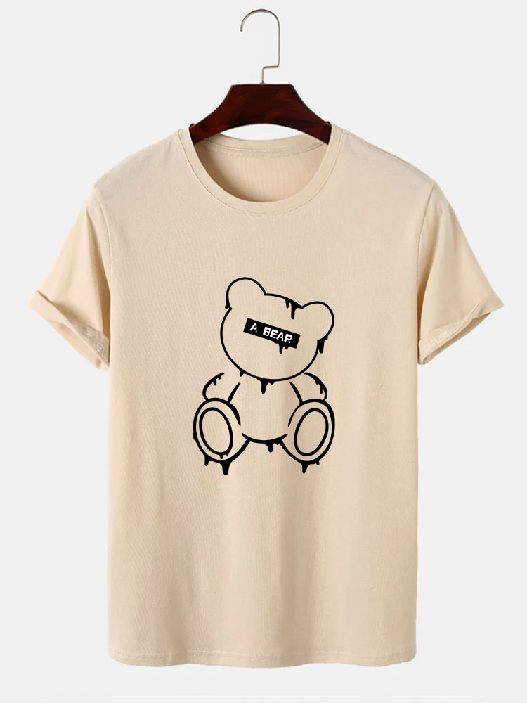 Schmelzender Bären Druck T-Shirt - Image 3