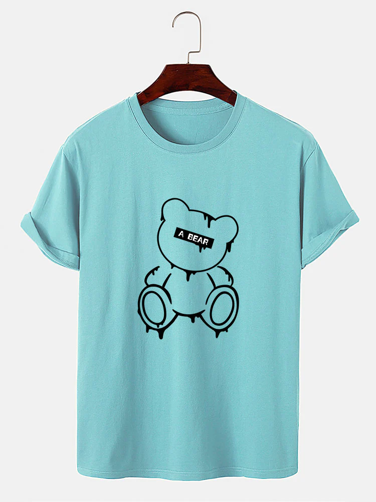 Schmelzender Bären Druck T-Shirt - Image 7