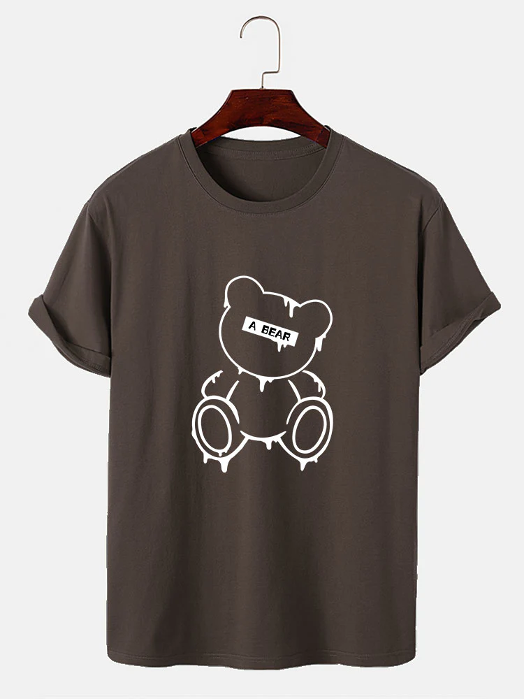 Schmelzender Bären Druck T-Shirt - Image 8