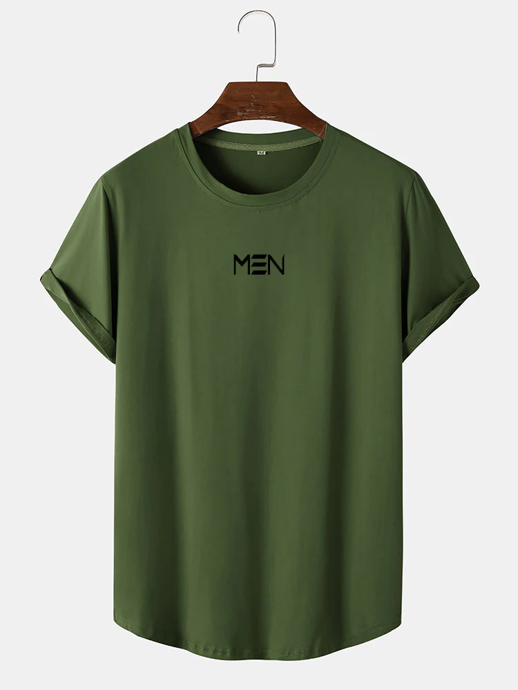 Herren T-Shirt mit Buchstabenprint - Image 3