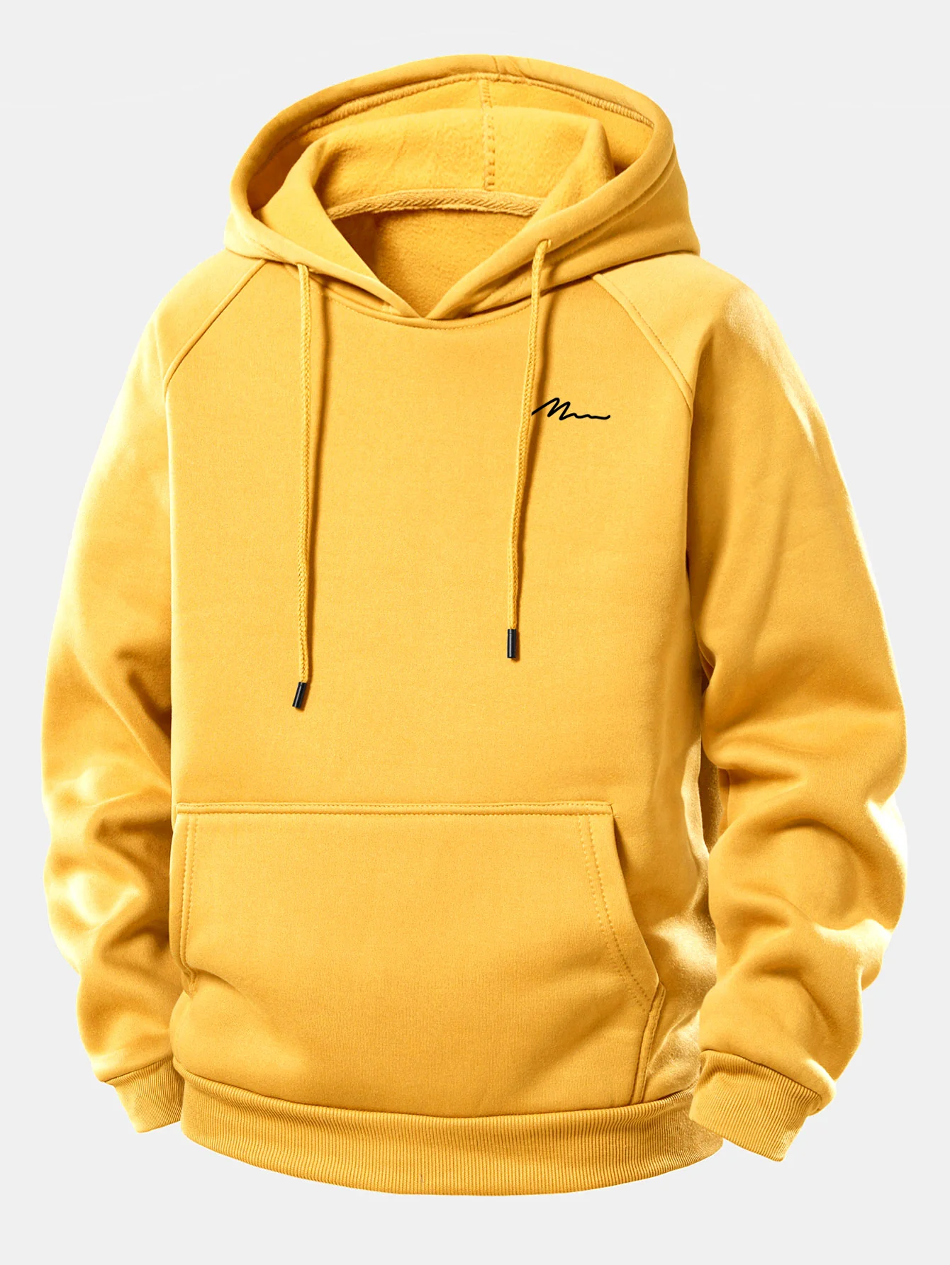 Herren Kapuzenpullover mit Kordelzug und Aufdruck - Image 9
