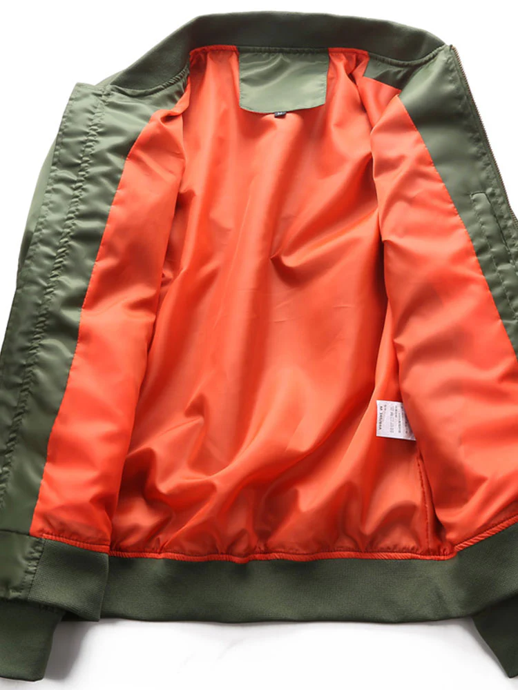 Herren Zip-Up Bomberjacke - Image 5